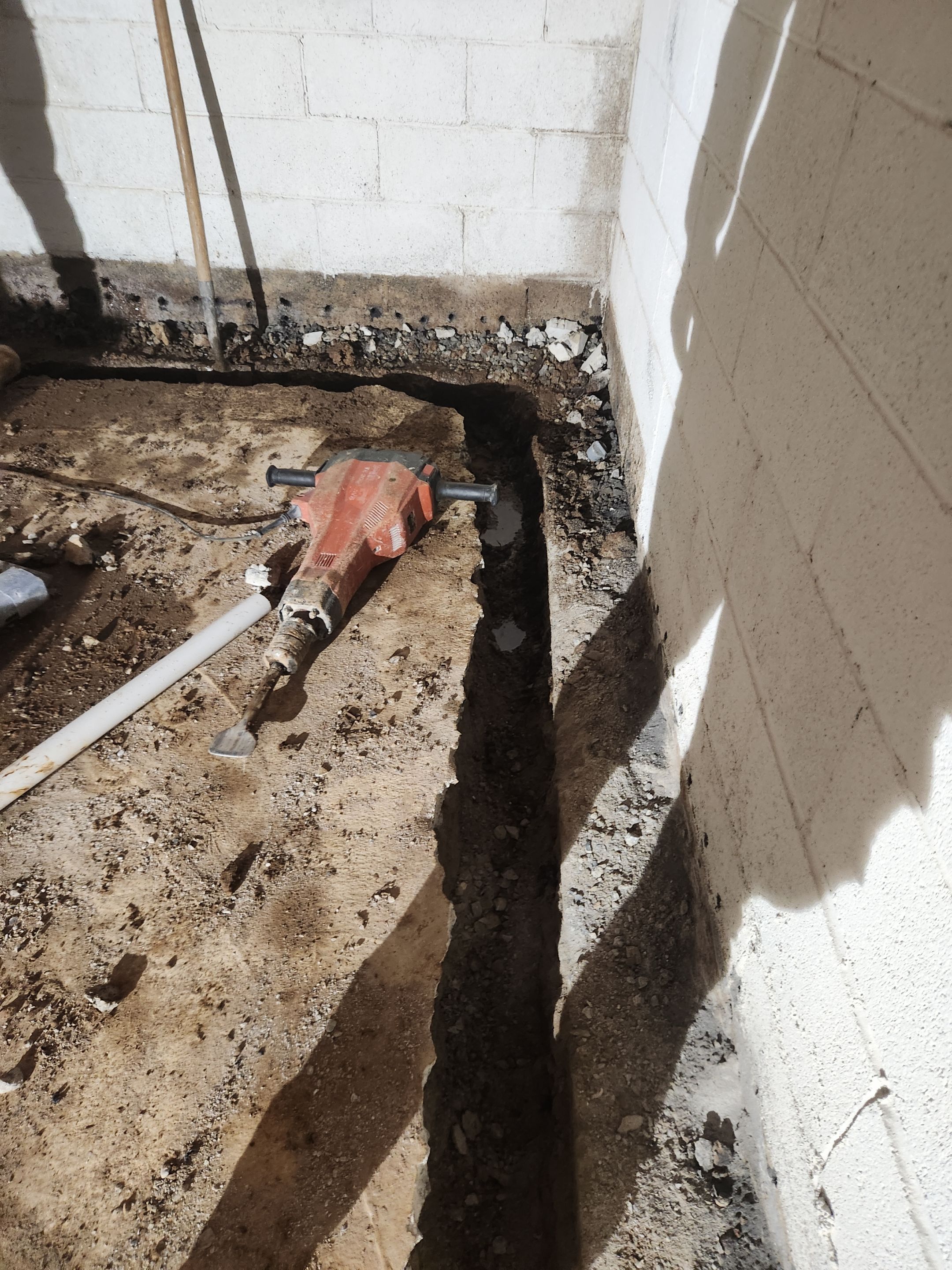 Interior French Drain in Pine Brook NJ by Pure Service Pro, LLC 