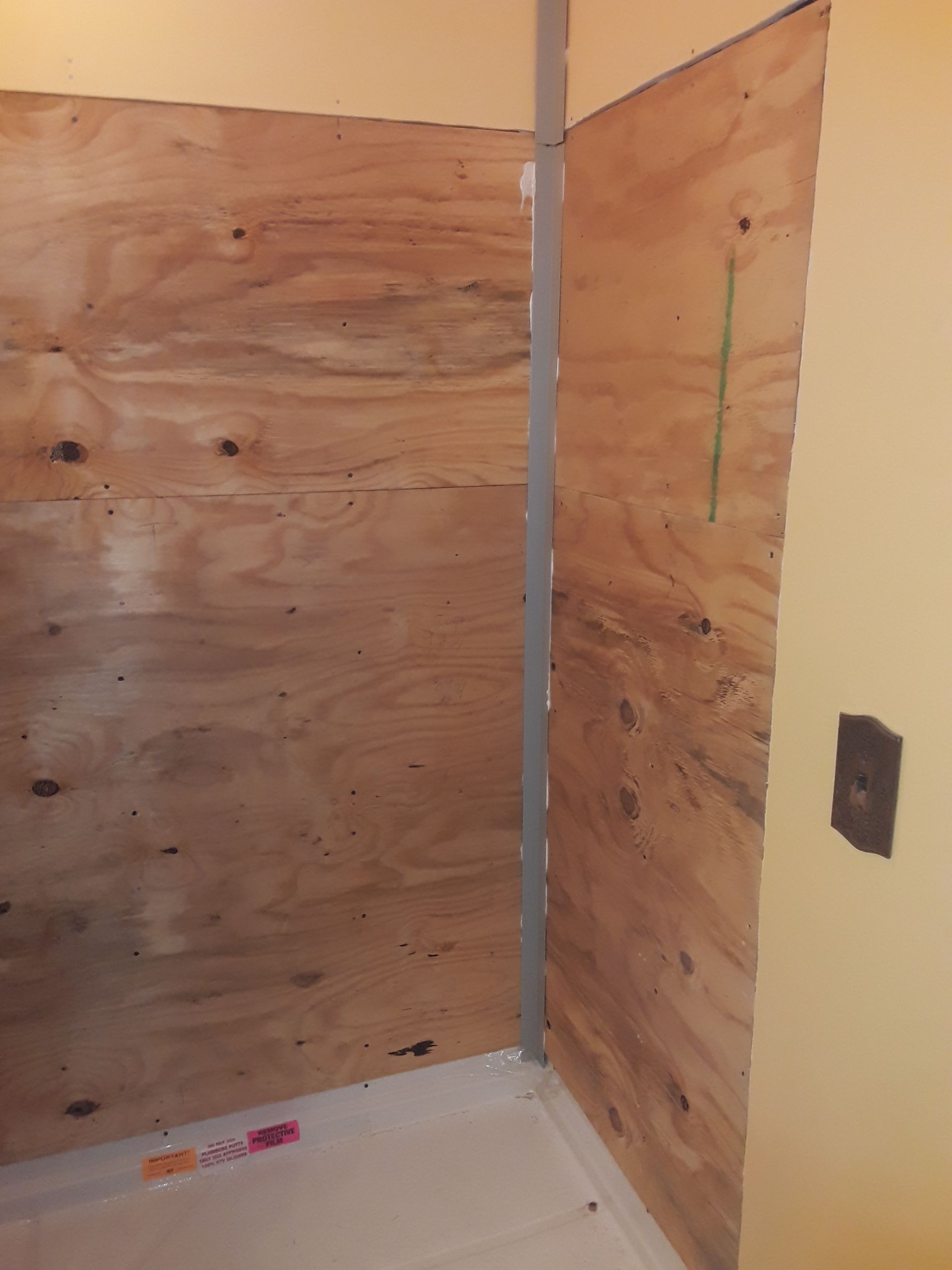 Tub to Shower Conversion using BCI Acrylic Shower System by Secure Construction Company Inc