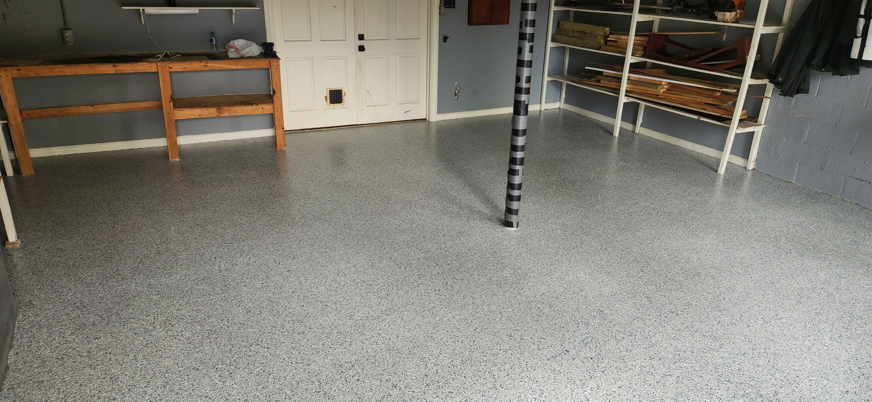 Garage using Tidal Wave by Elite Floor Solutions