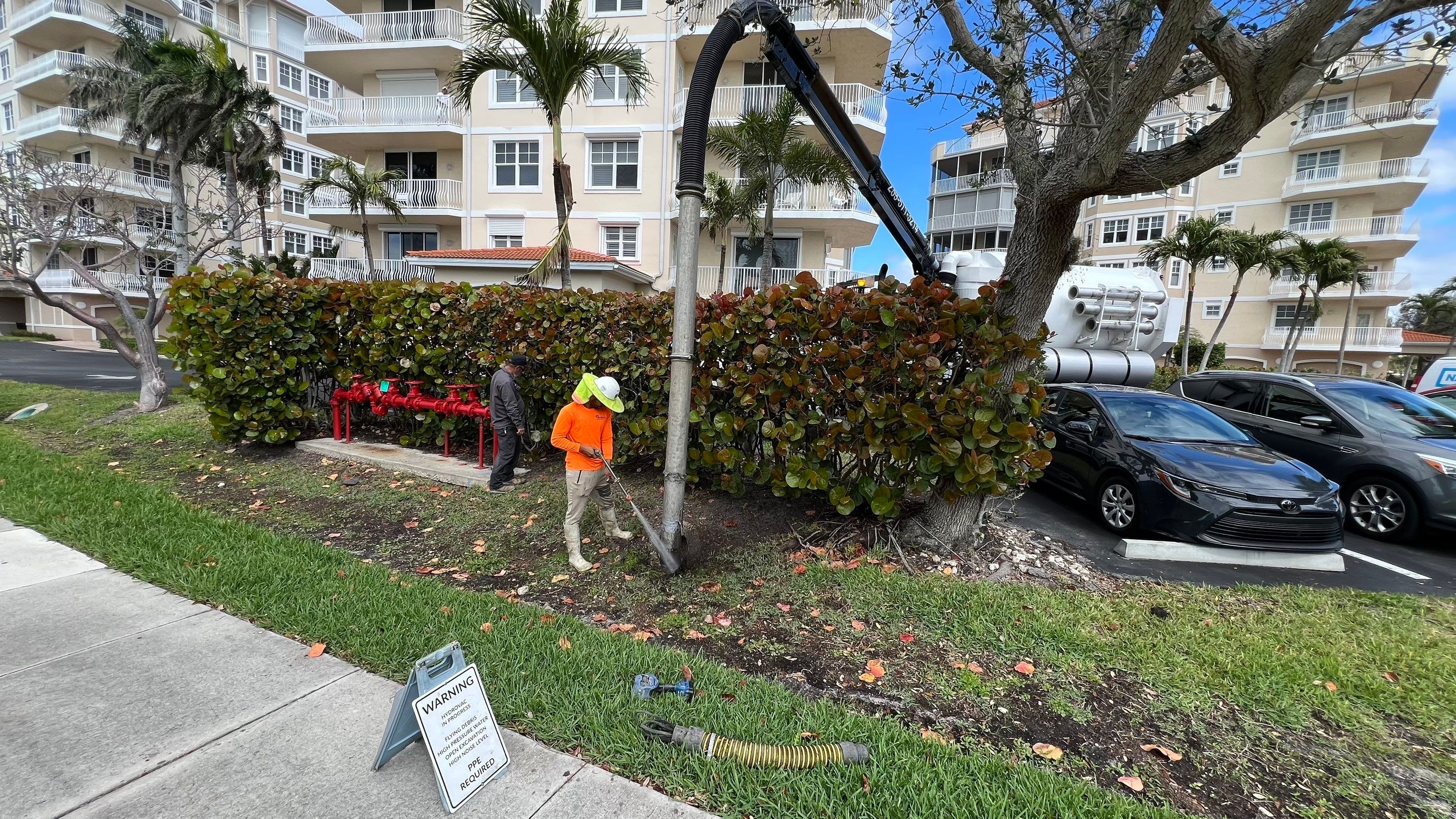 Condo Complex Stormwater System Maintenance by Don Mar, Inc. Storm Water Solutions
