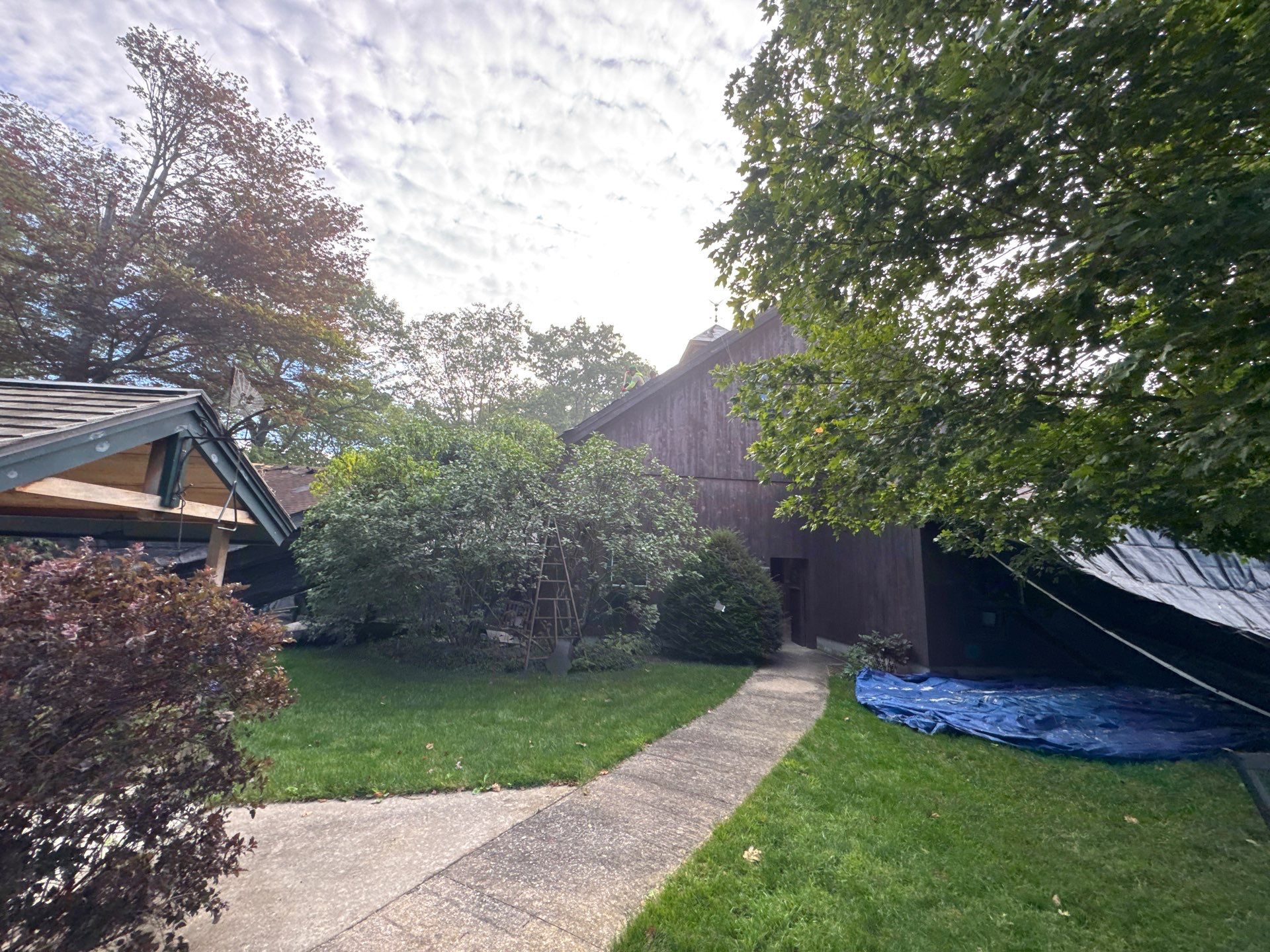 Garage & Barn Roof Replacement in Greenfield, NH | Owens Corning Shingles by Adam Vaillancourt Roofing LLC