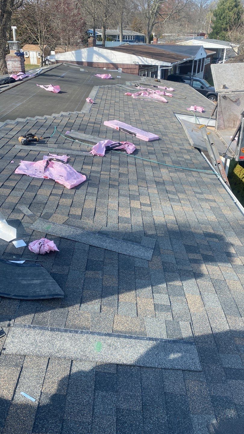 Residential Roofing Installation using Owens Corning TruDefinition Peppercorn  by A Plus Exterior