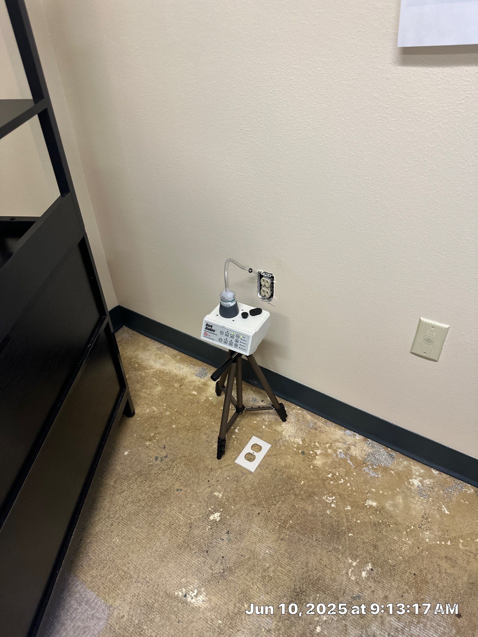 Mold testing in a commercial building by Building performance Solutions LLC