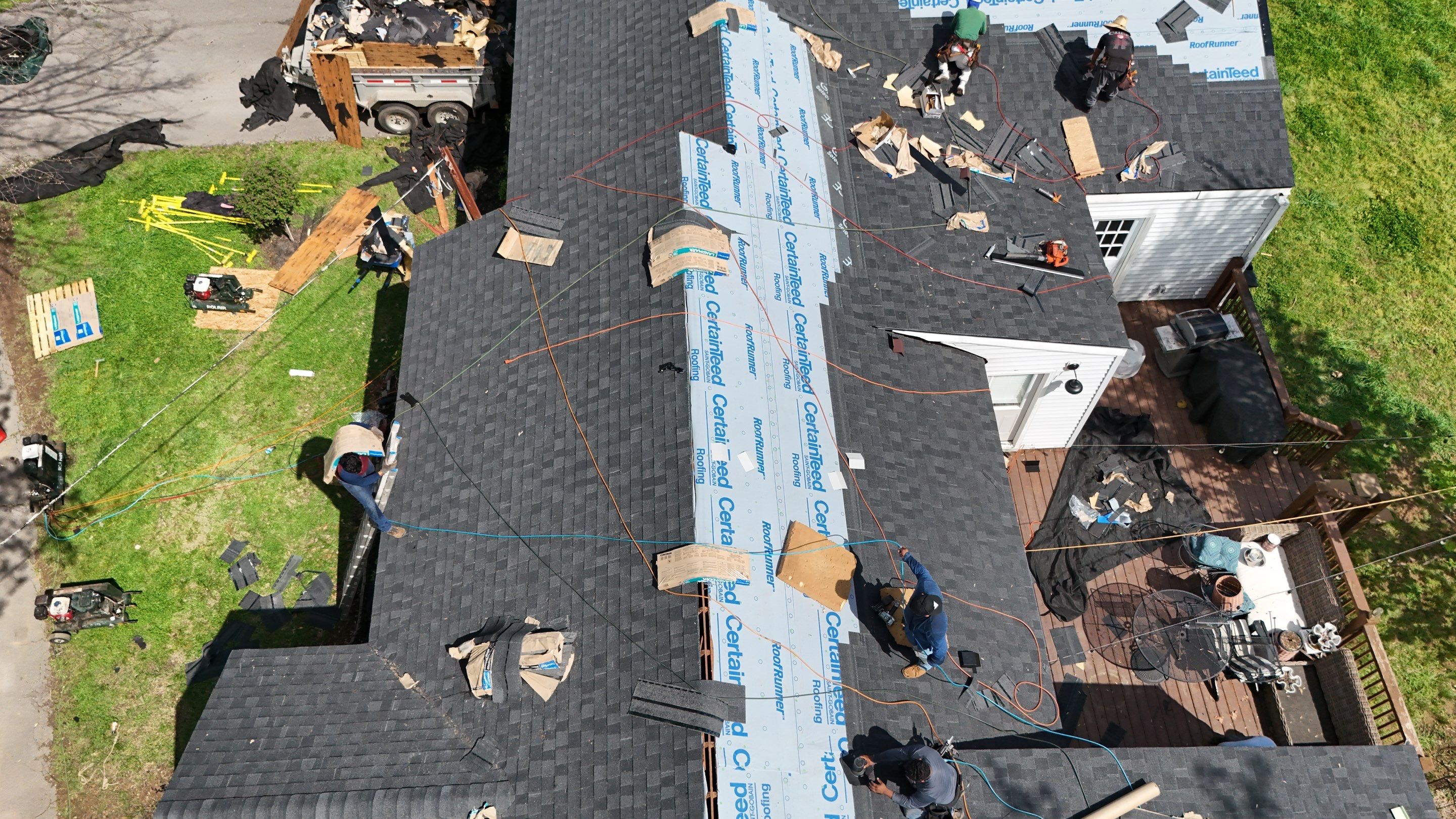 Charcoal Black Re-Roof by Royal House LLC