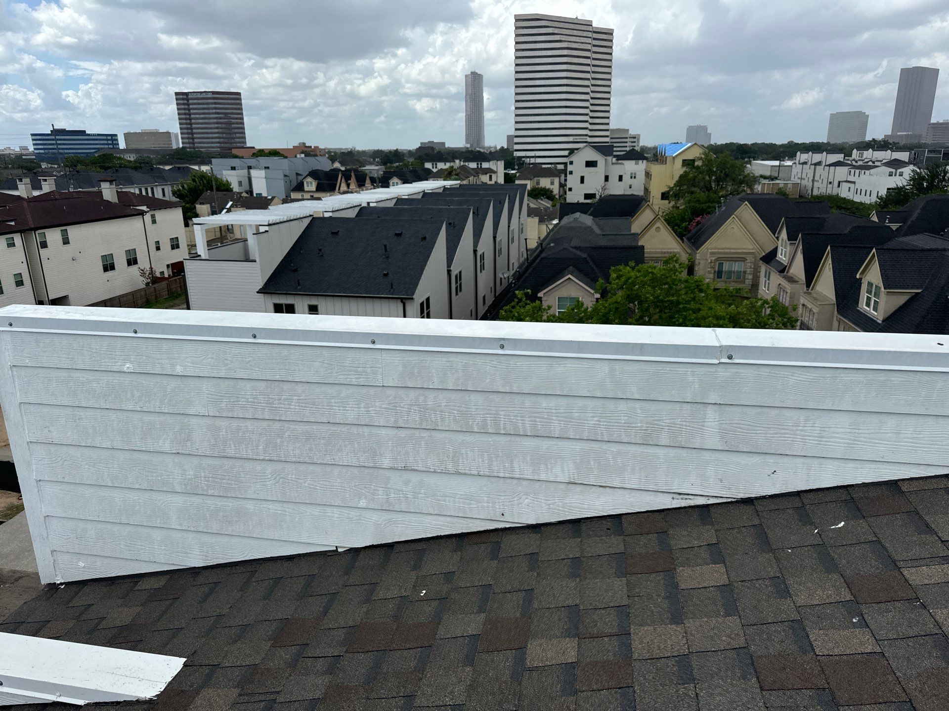 Project in Houston, TX by Associates Roofing Unlimited