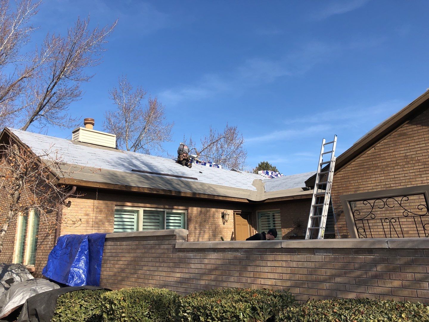 Storm Damaged Roof using GAF Timberline HDZ - Lifetime Shingle by The Roof Doctor