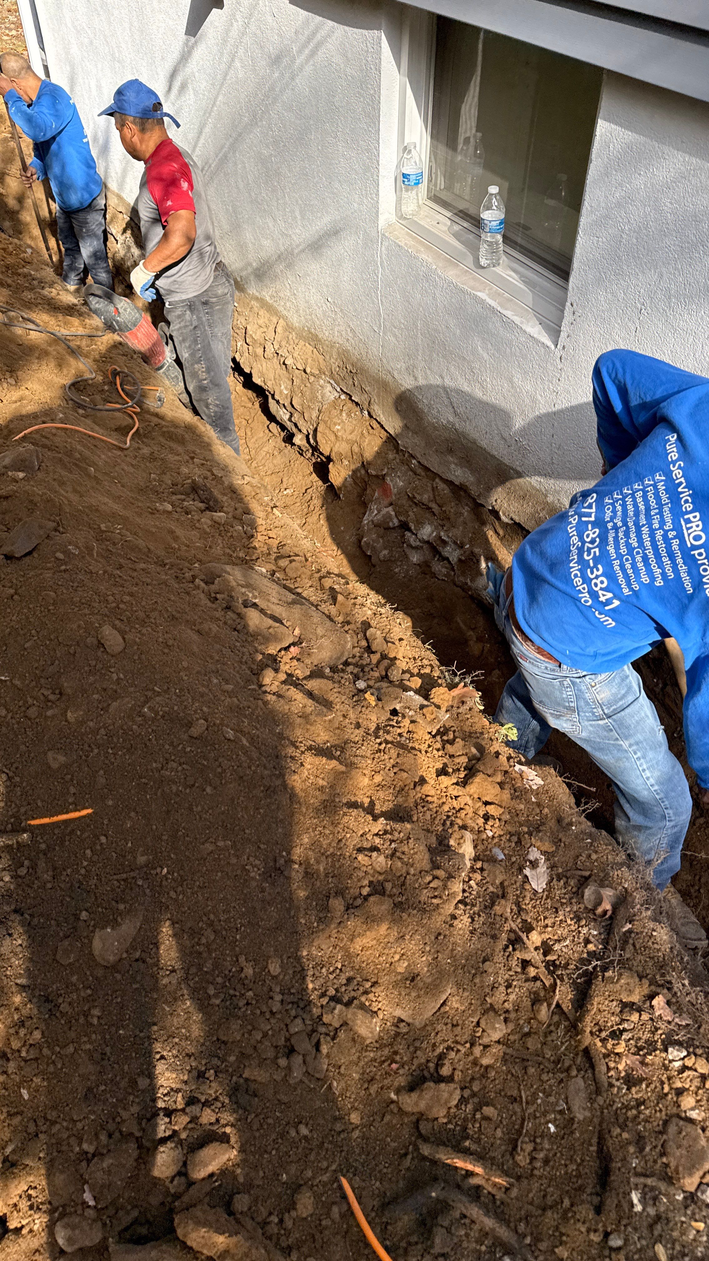 Basement Waterproofing & Foundation Wall Repair in Denville NJ by Pure Service Pro, LLC 