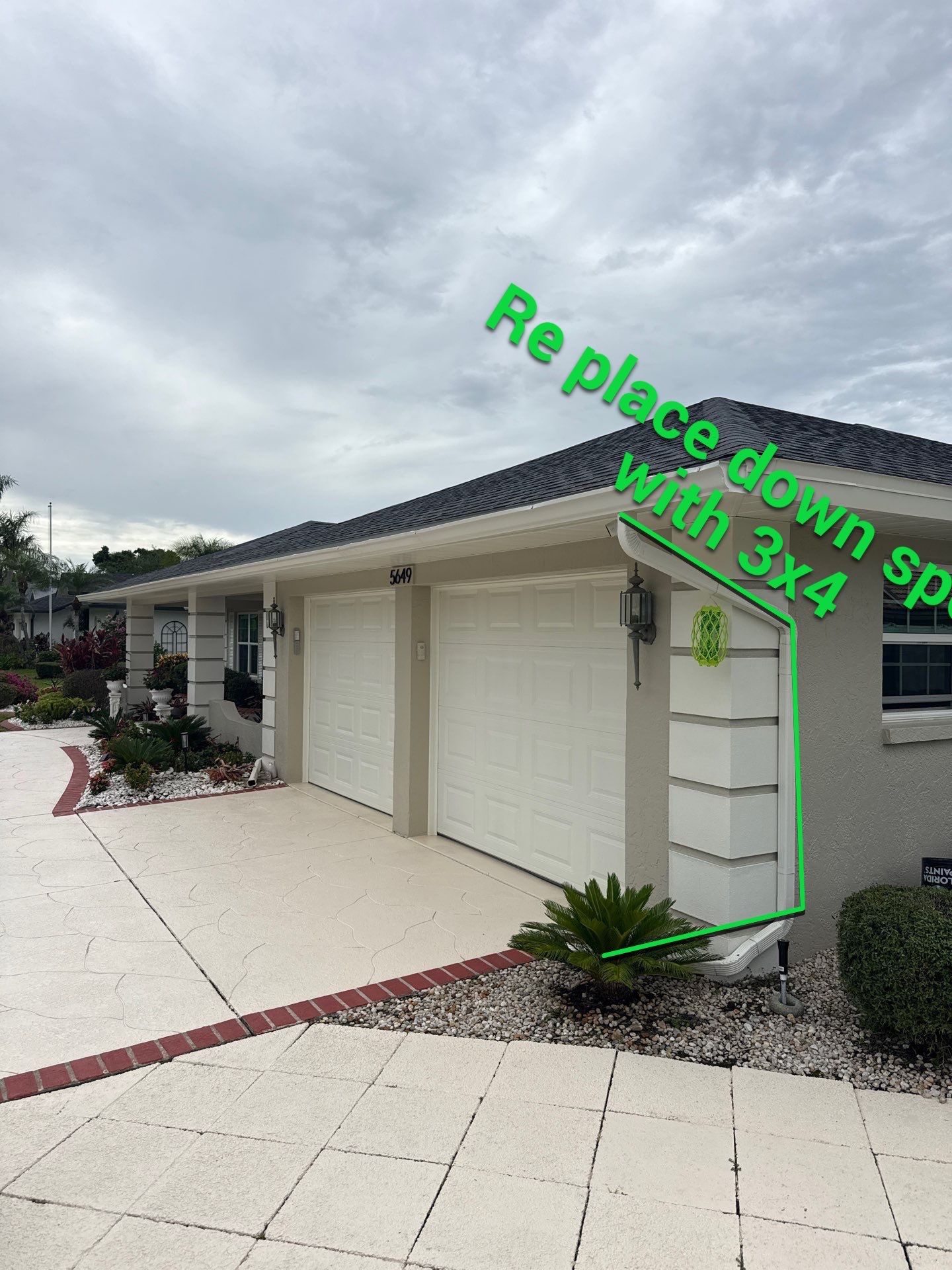 Replace gutter using seal gutters in Sarasota FL by Gutter Professors