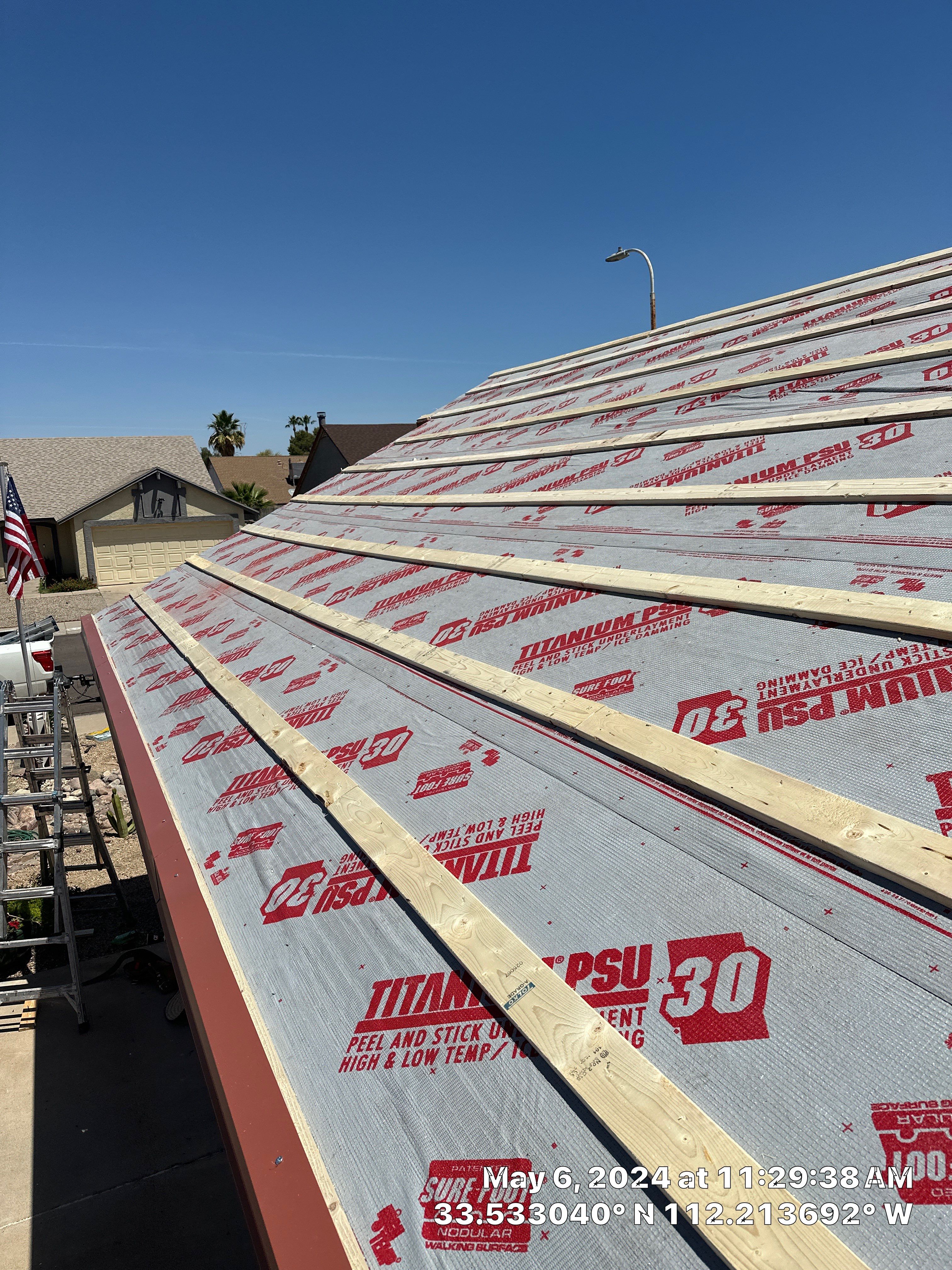 Terra Cotta Exposed Fastener by Reimagine Roofing