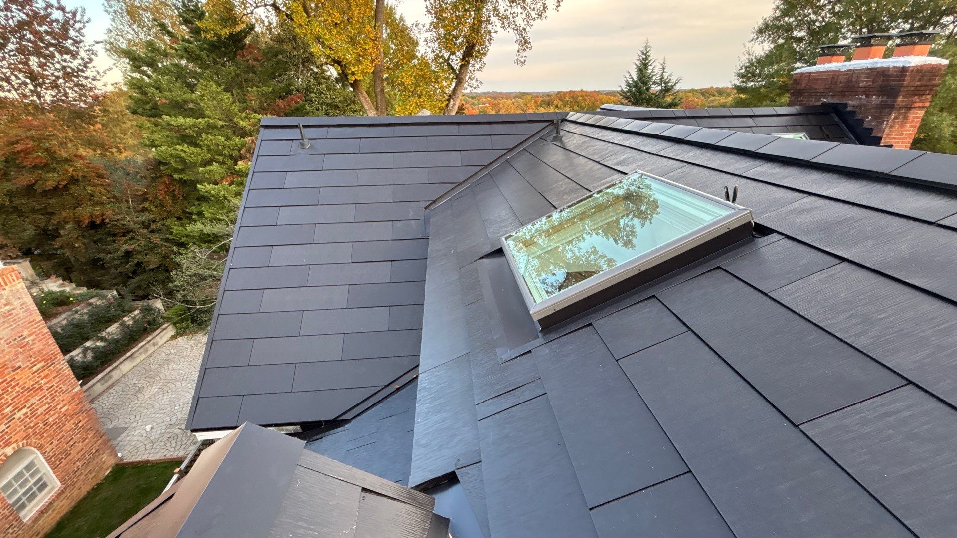 Sleek Tesla Solar Roof + Powerwall Installation | Alexandria, VA by American Home Contractors