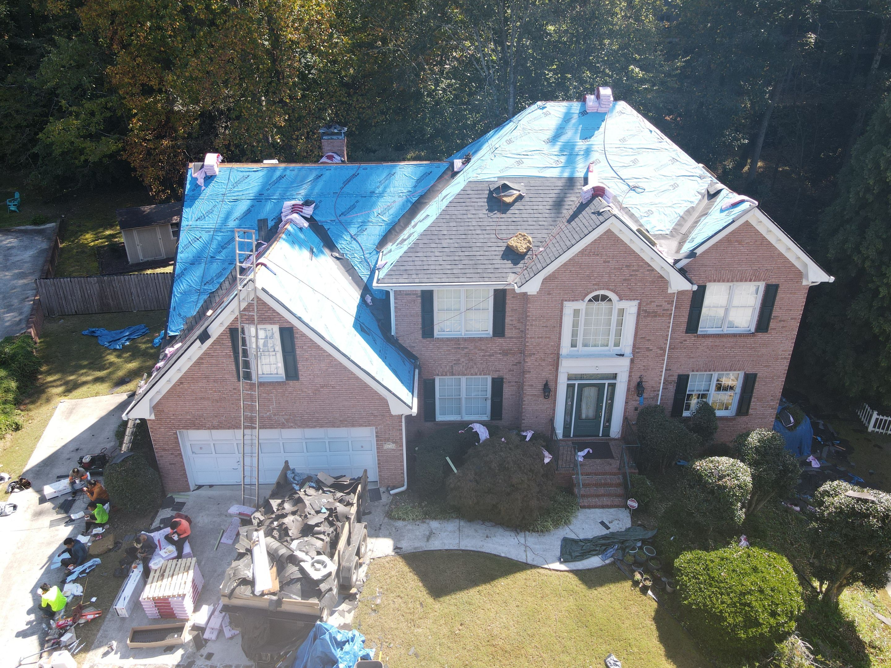 Residential Roofing Installation using Owens Corning by Inspector Roofing and Restoration