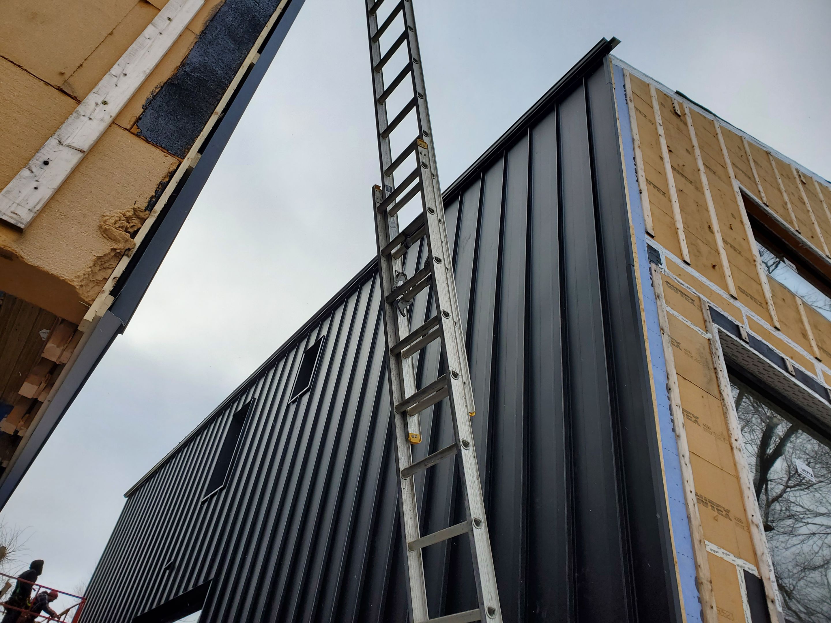 New Home Construction using 16" Standing Seam Panels by Jay Carter Roofing & Sheet Metal