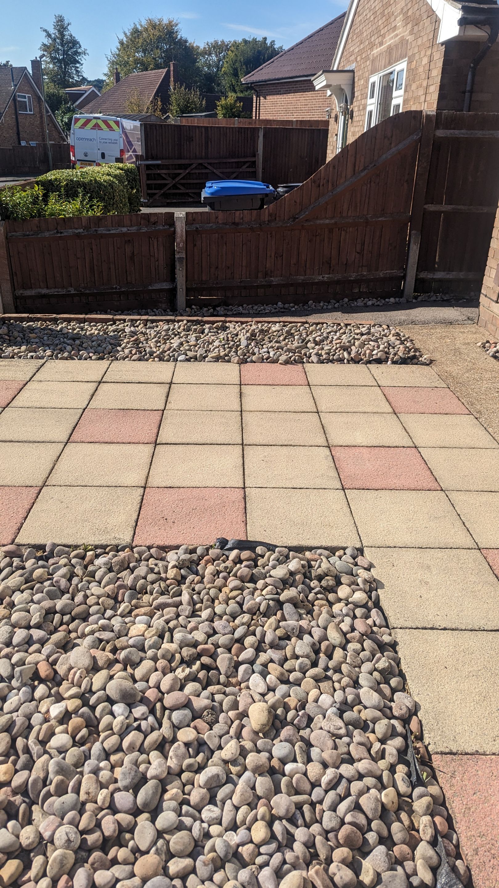 Driveway And Patio Clean using honda 21 ltr/min by Ges Exterior Cleaning ltd
