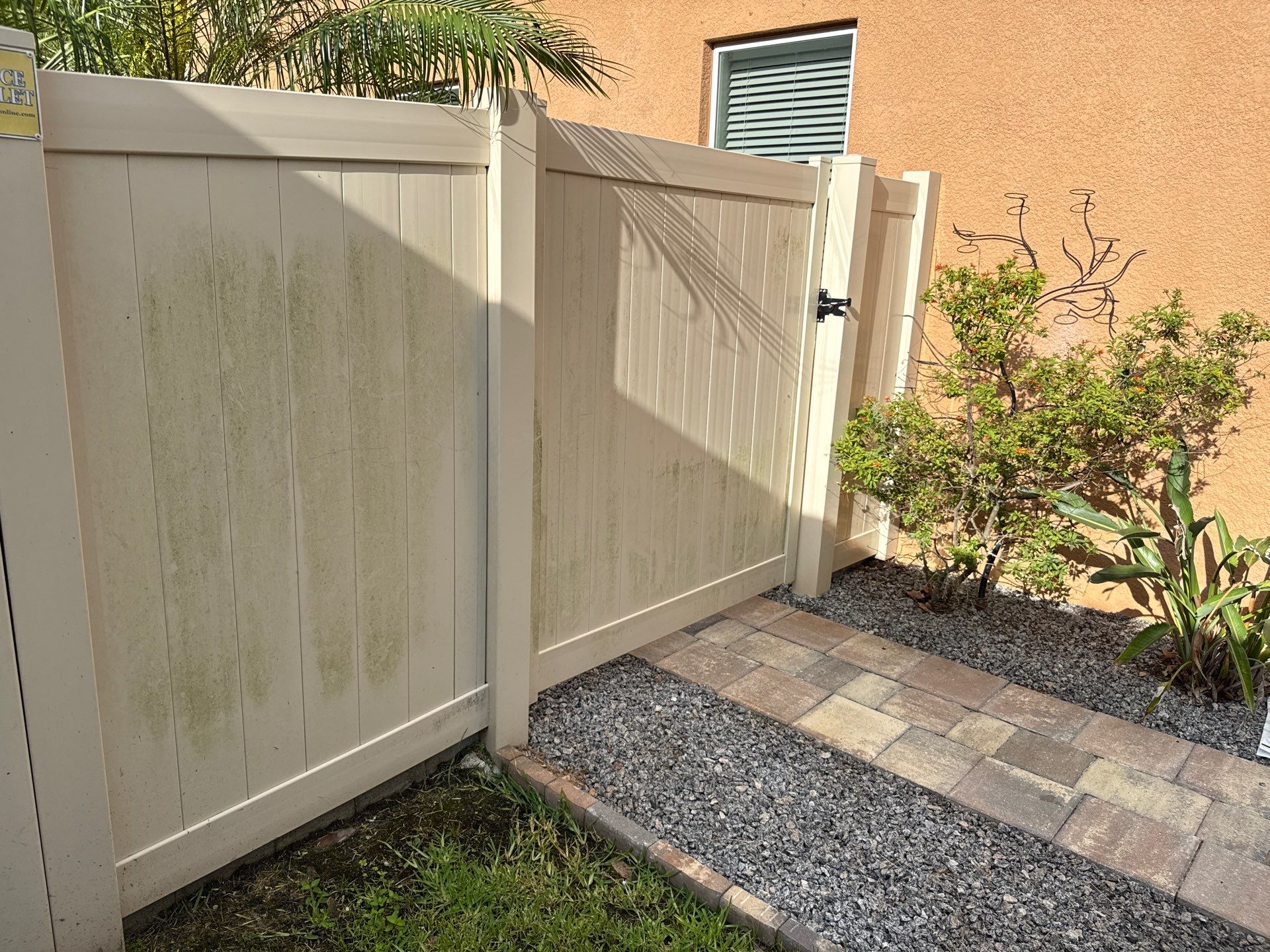 Full Exterior Cleaning – Two-Story House, Gutters, and Fence in Old Mill Preserve, Palmetto, FL by Sunshine AquaWash