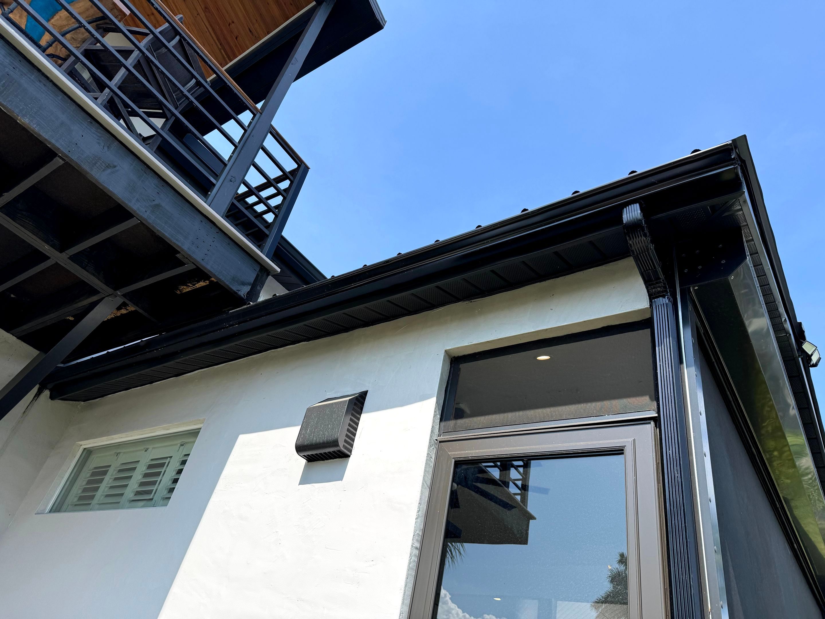 Black 6-Inch K-Style Gutters in North Fort Myers FL by Gutter Professor by Gutter Professors