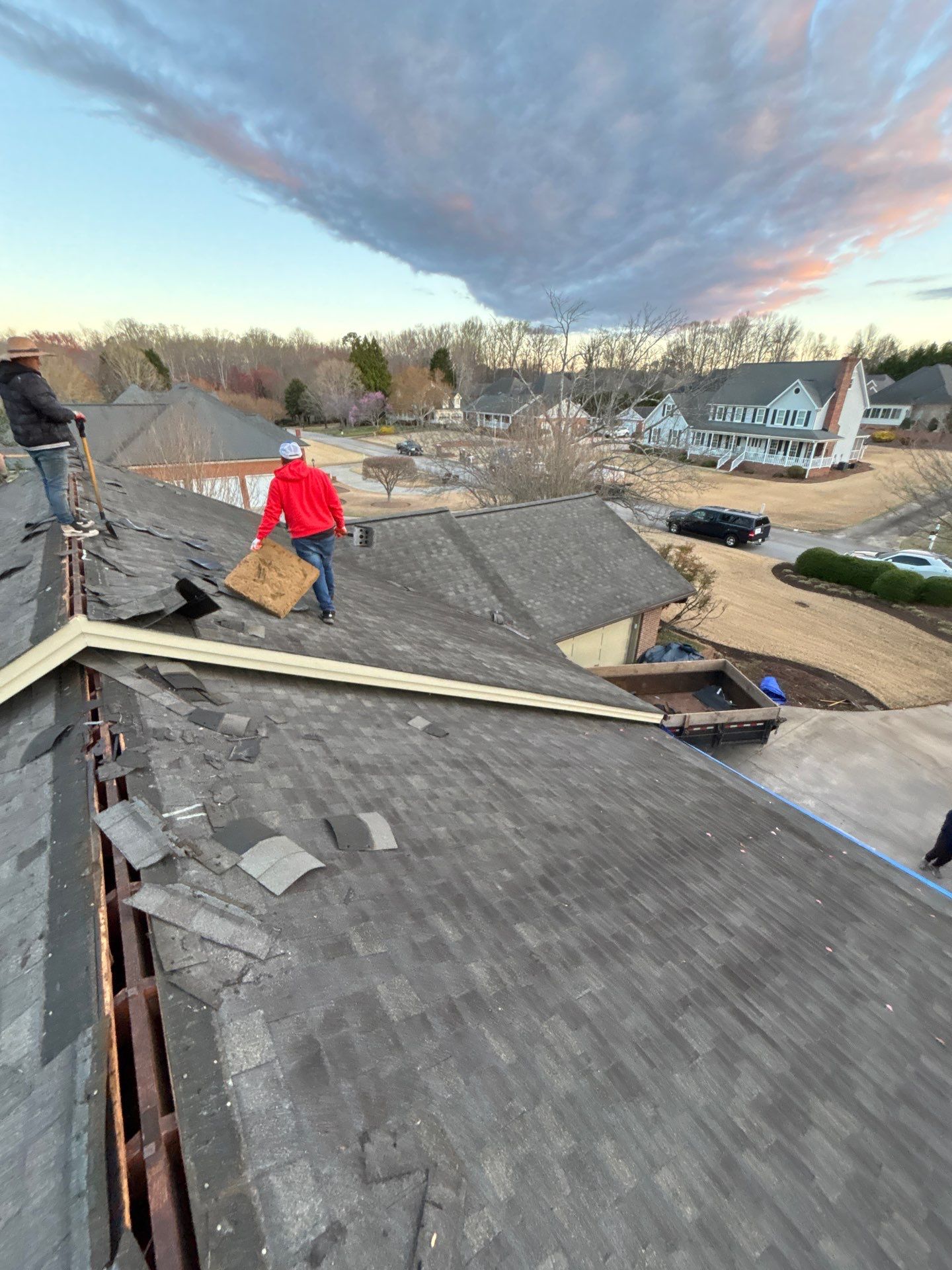 Easley Residential Roof Replacement Using CertainTeed Landmark Shingles by Roofers LLC