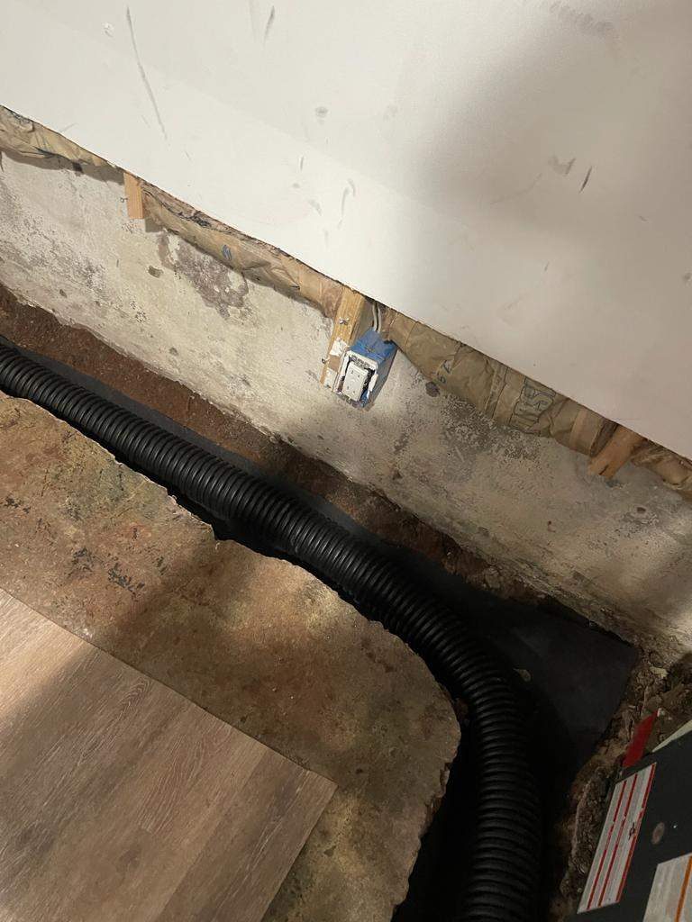 Interior French Drain Job in Lyndhurst, NJ by Pure Service Pro, LLC 