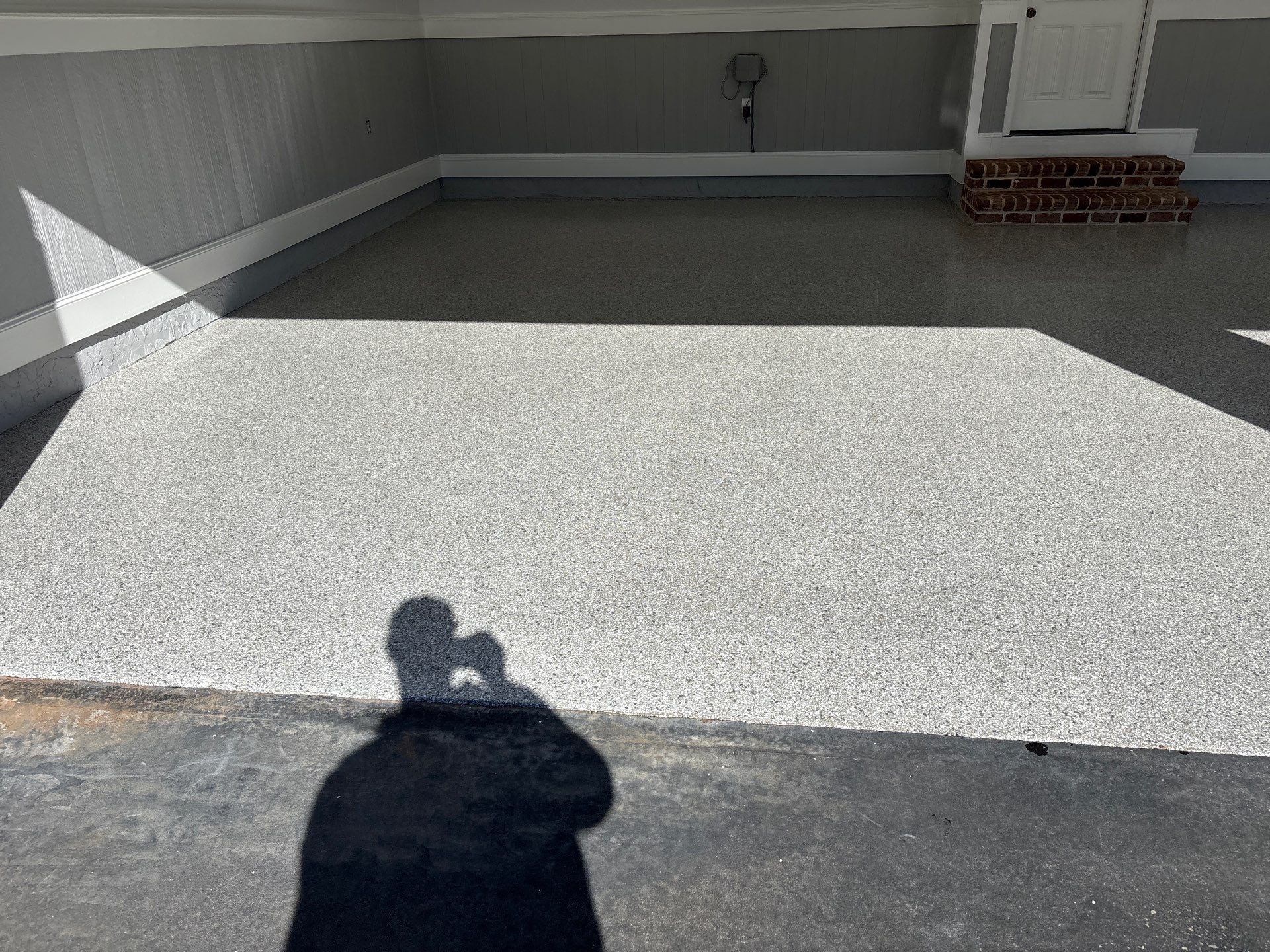 Large Garage using Penntek Industrial Coatings by Concrete Coatings of Georgia