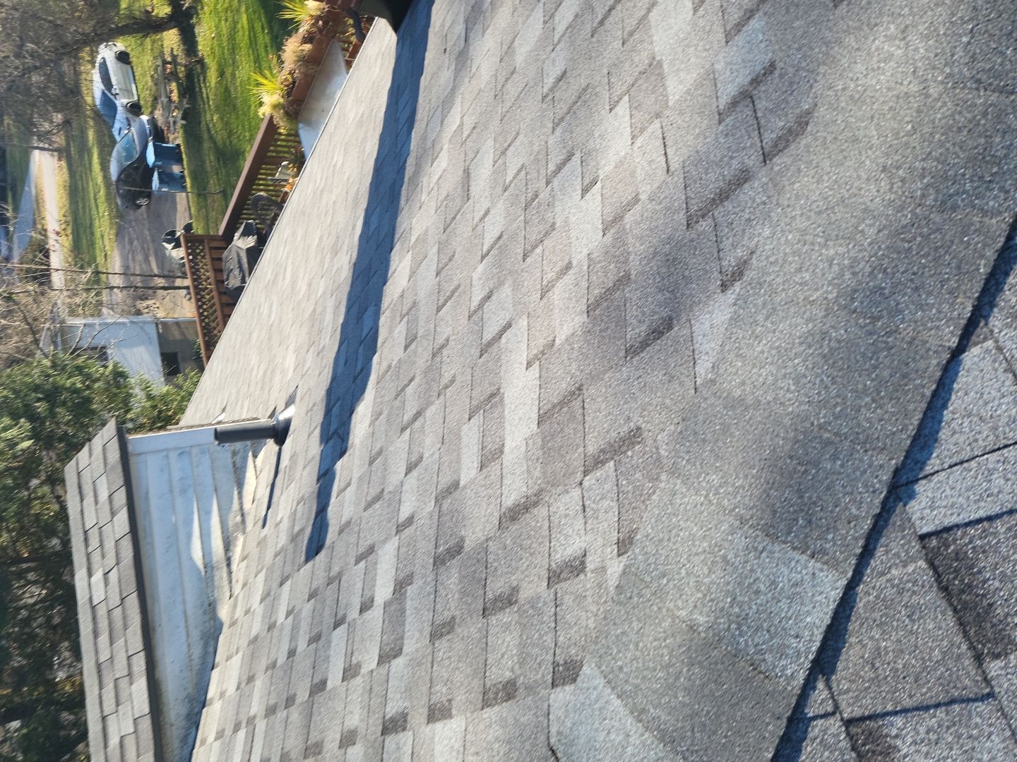 ATLAS PINNACLE COLOR: COASTAL GRANITE DRIP EDGE: TUXEDO GRAY by Eagle Eye Roofing