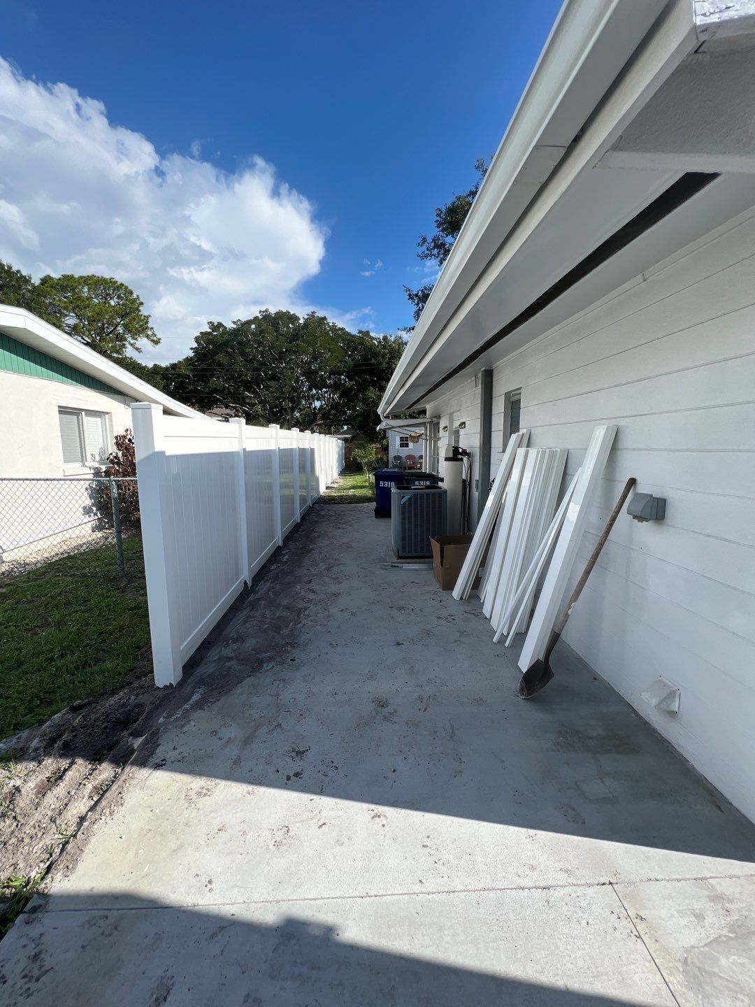 Sarasota, FL 6ft. Tall White Vinyl Privacy Fence  by Asap fence and gates, LLC