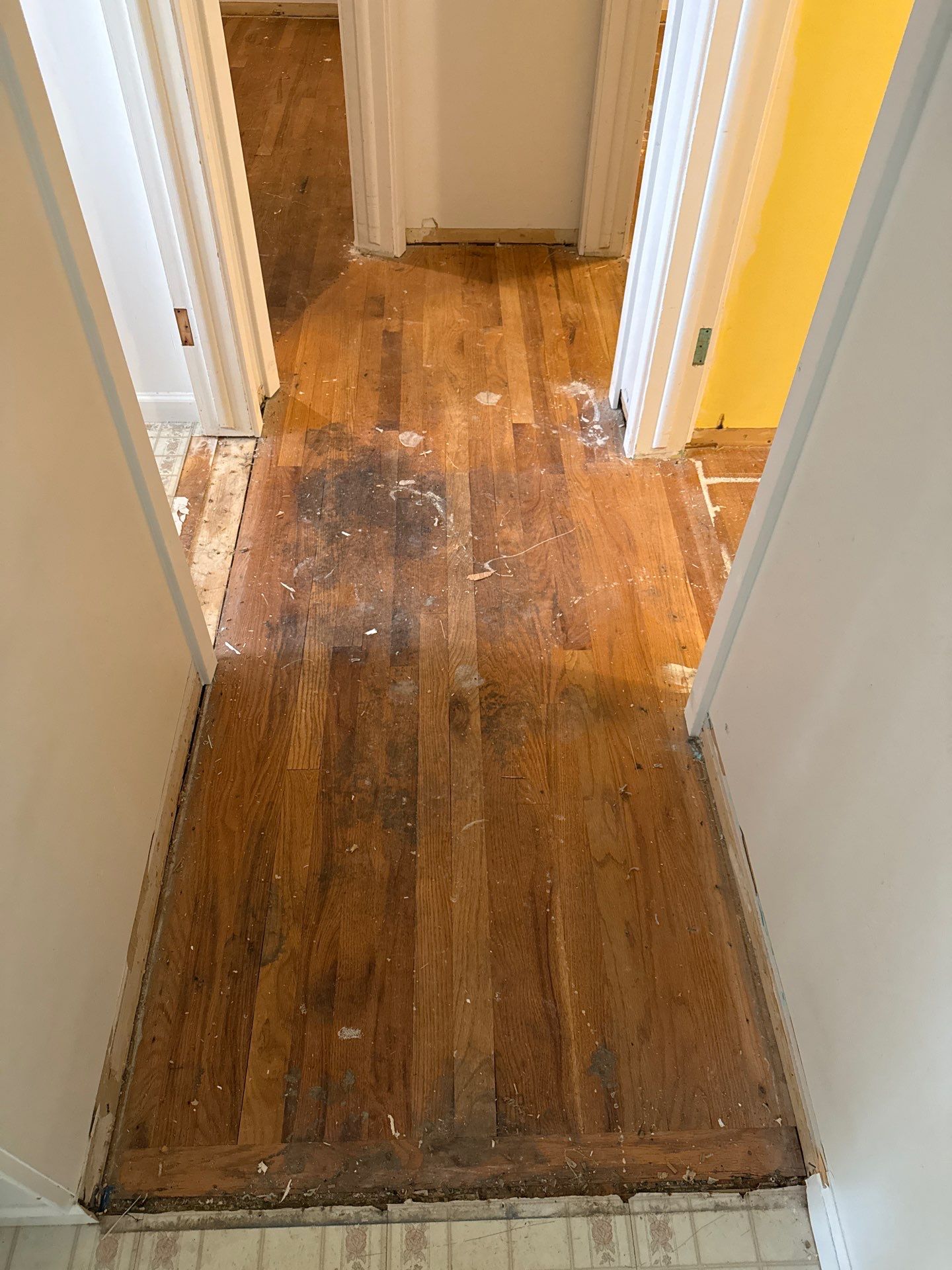 Ypsilanti red oak restoration by Ann Arbor Hardwoods