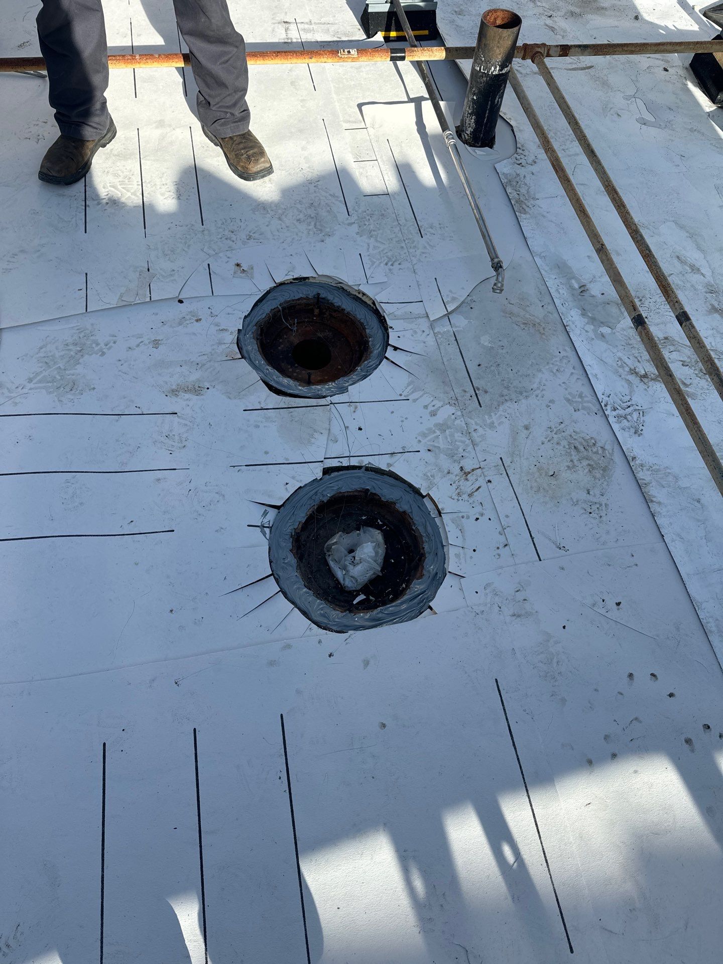 Commercial Roof Restoration by Grandmark Service Company