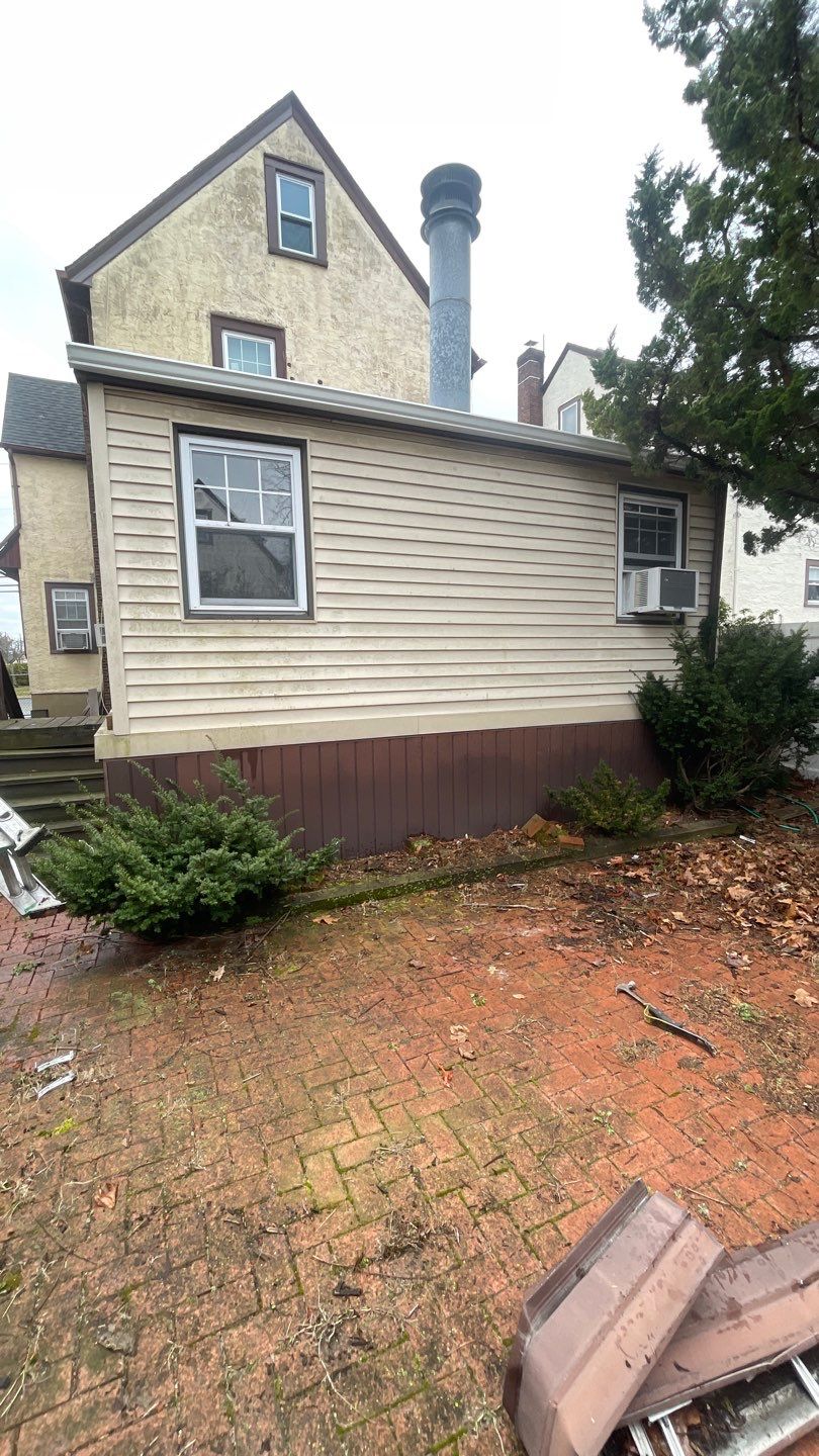 Rotted Fascia rebuild and gutter replacement by Above All Gutters