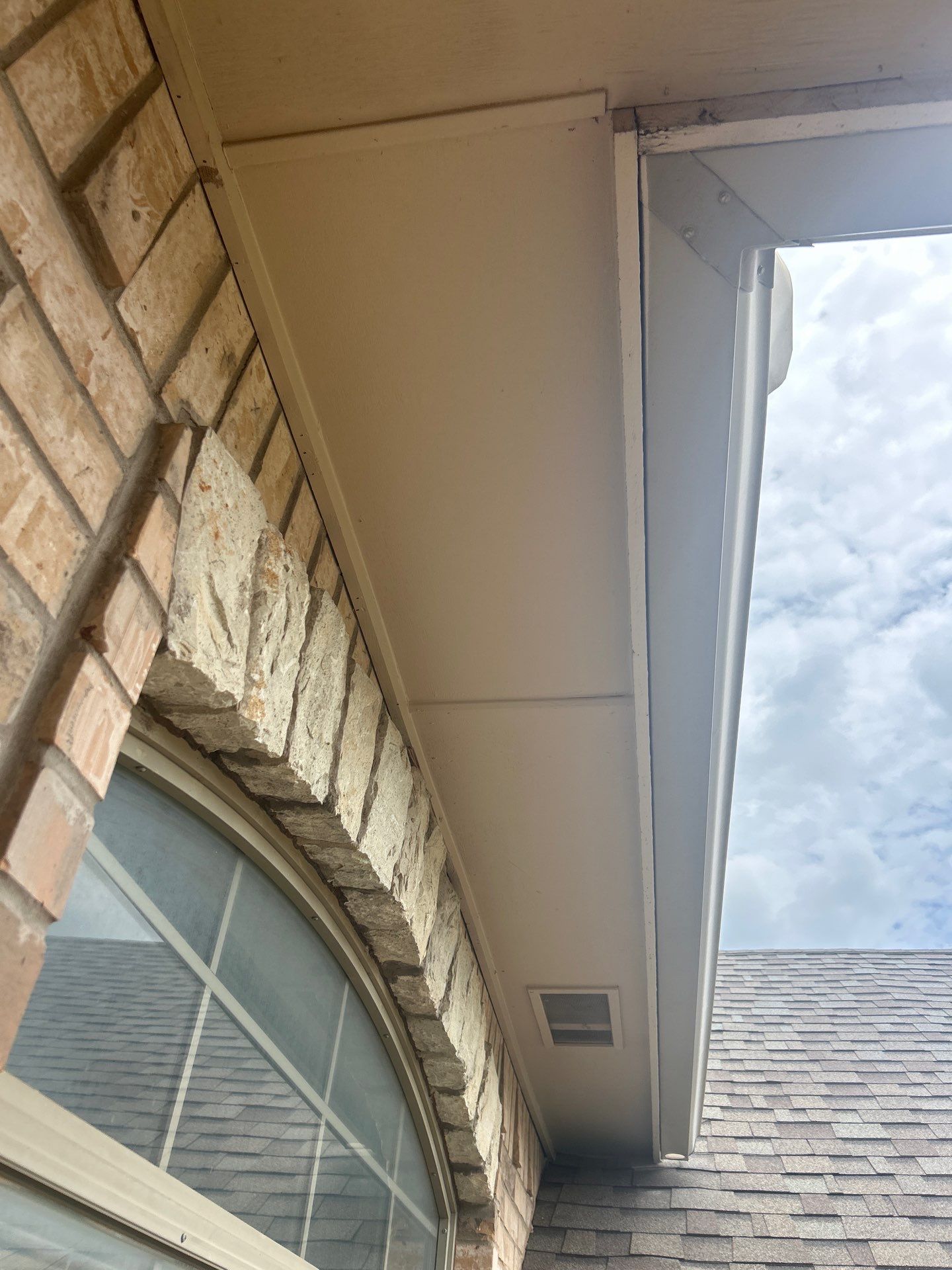 Soffit Replacement and Exterior Painting in Edmond, OK by McCann's Roofing and Construction
