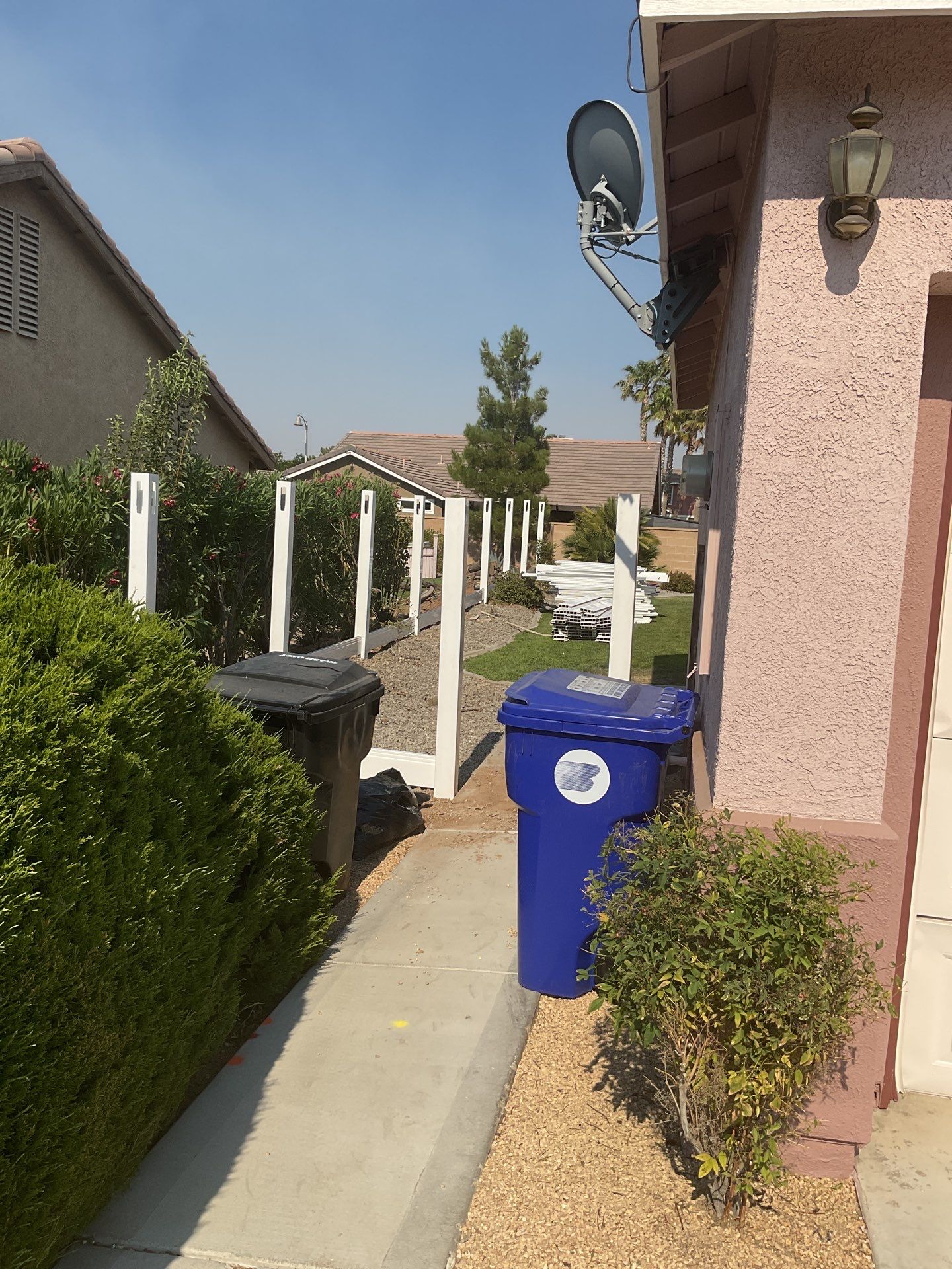 Fence Installation using Vinyl by Fence Guys Inc. 