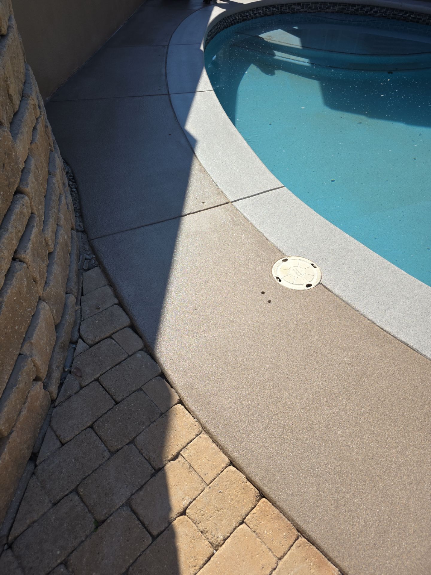 Quartz 2 tone Pool deck by Matt Gifford Painting LLC