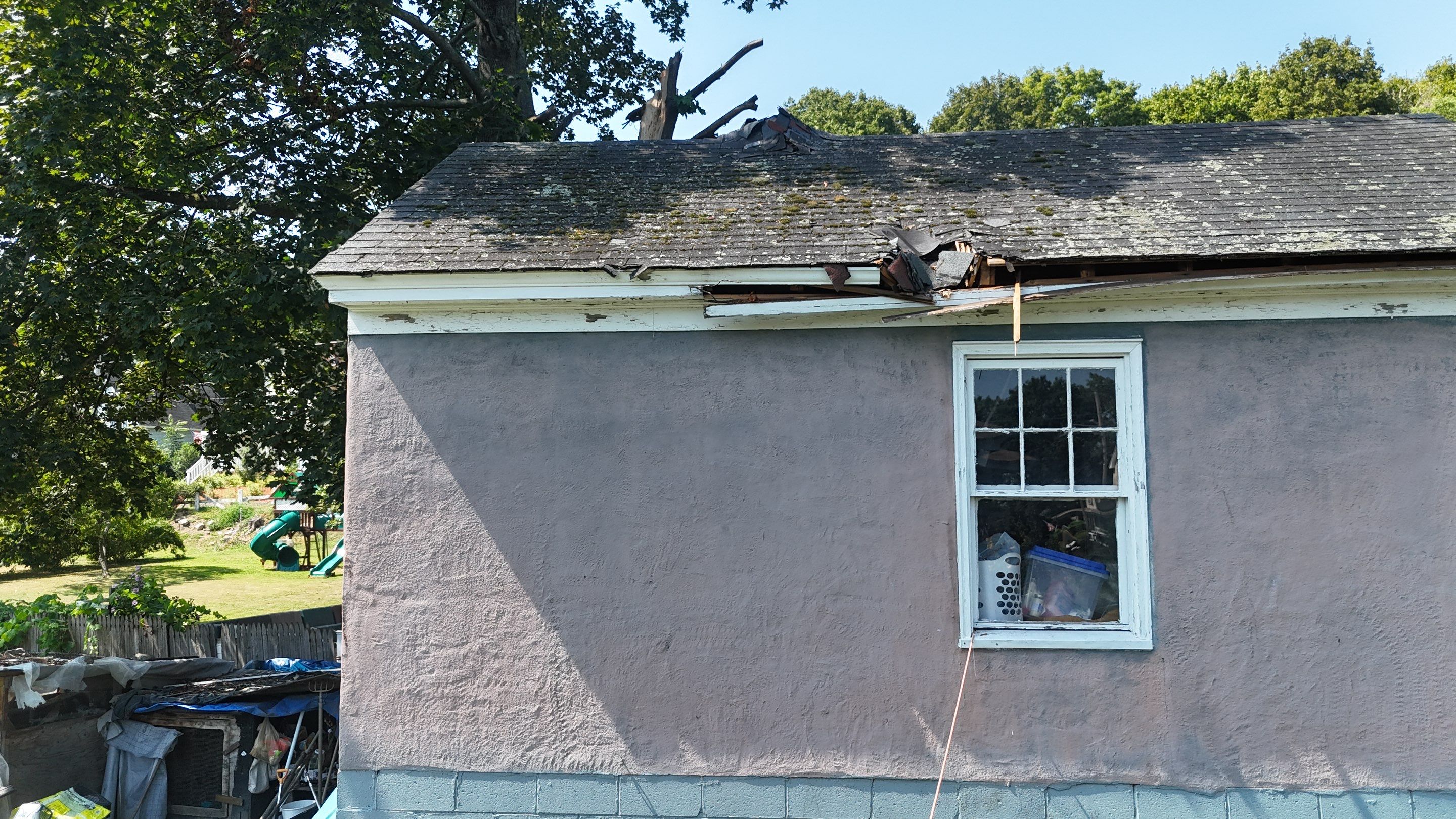 Garage Roof Replacement & Trim Repair by Mighty Dog Roofing of Greater Middlesex County