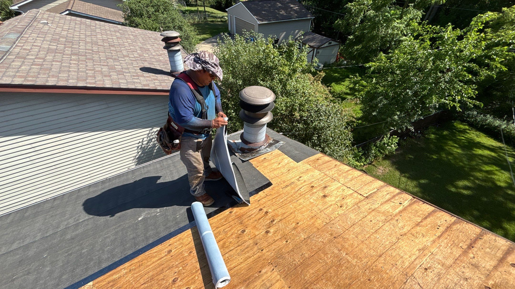Roof Replacement using Owens Corning Brownwood by 180 Contractors