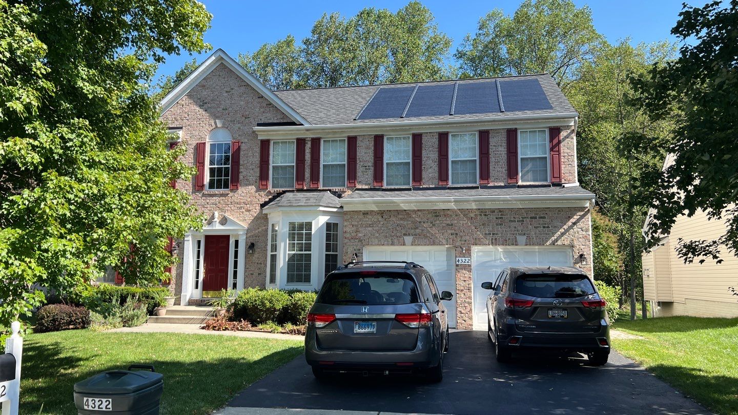 GAF Timberline Solar Roof Ellicott City, MD by American Home Contractors