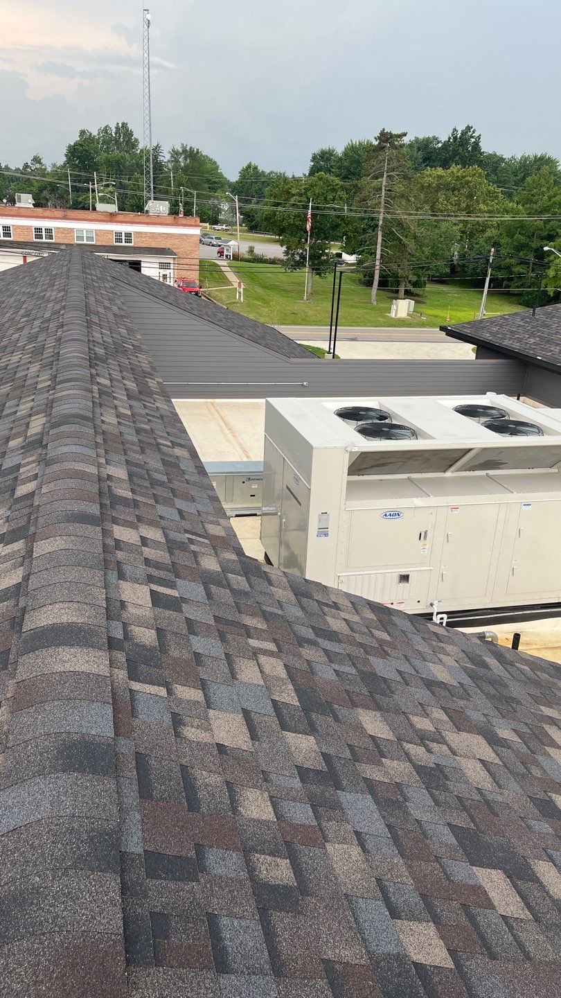 Commercial Roofing Installation using Owens Corning Duration Black Sable by Nitro Roofing and Construction