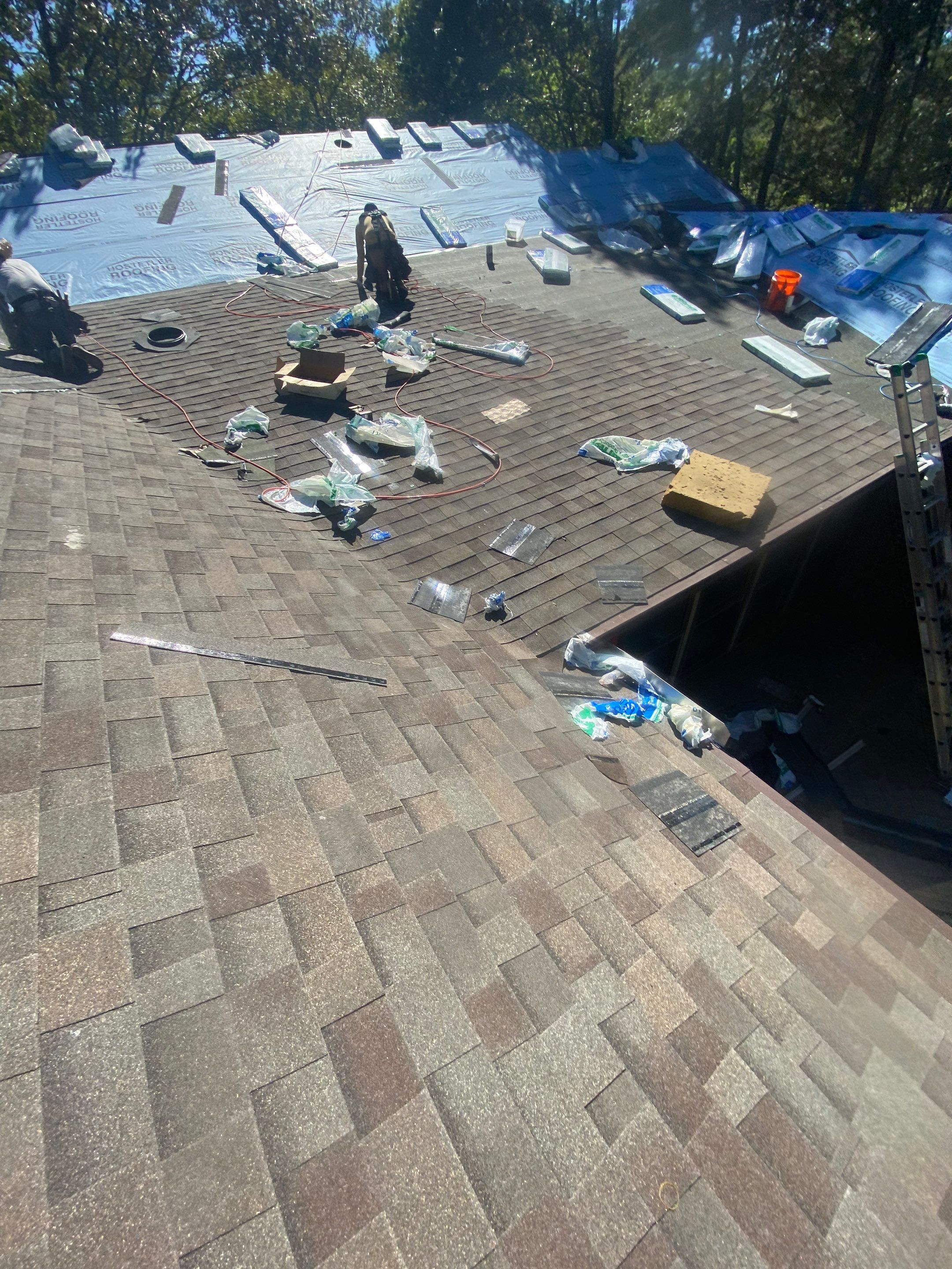 Residential Shingle Reroof using Malarkey Vista by Hostetler Roofing