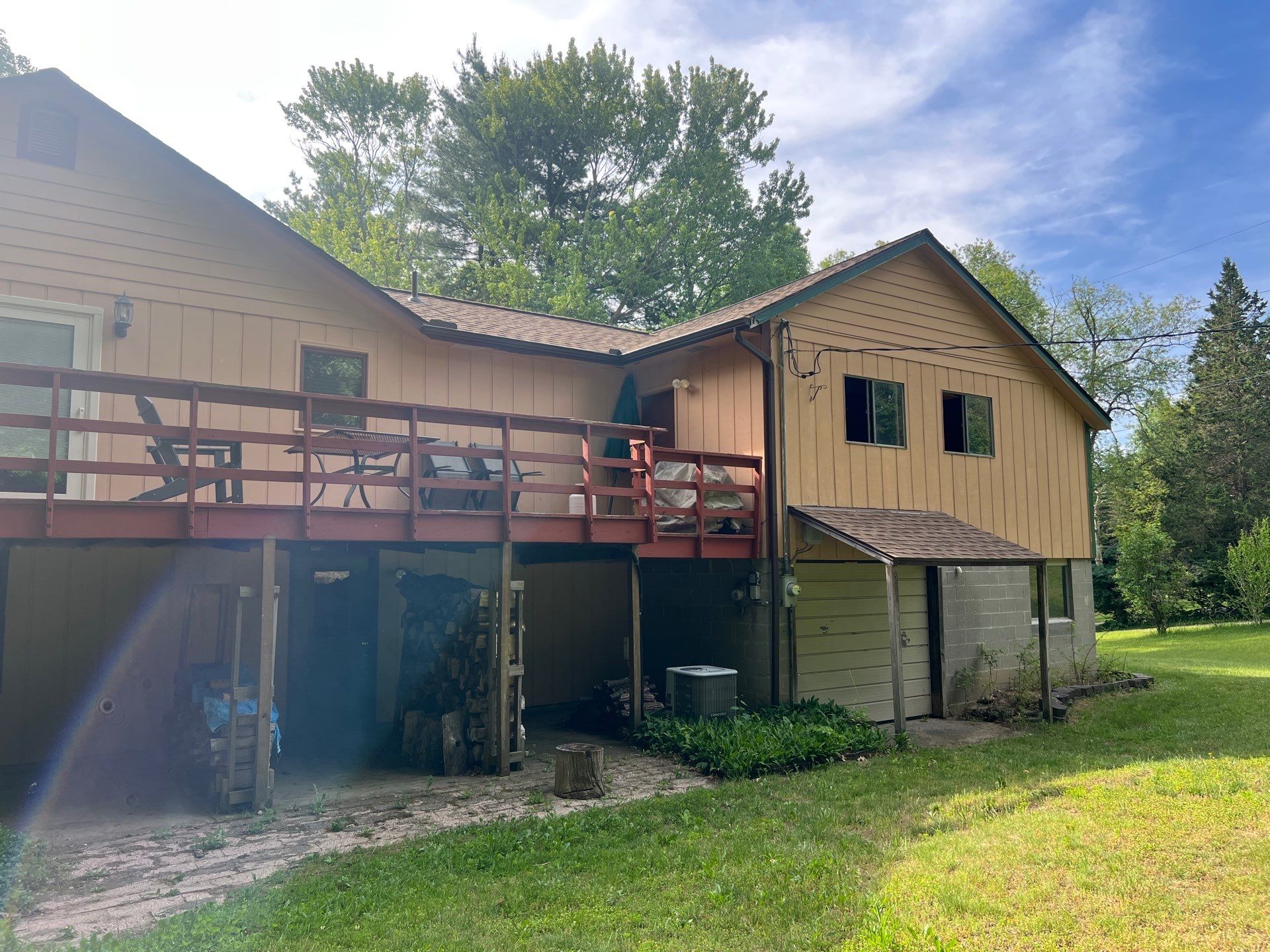 Exterior Painting on this Clarkston Home by Top Shelf Painter