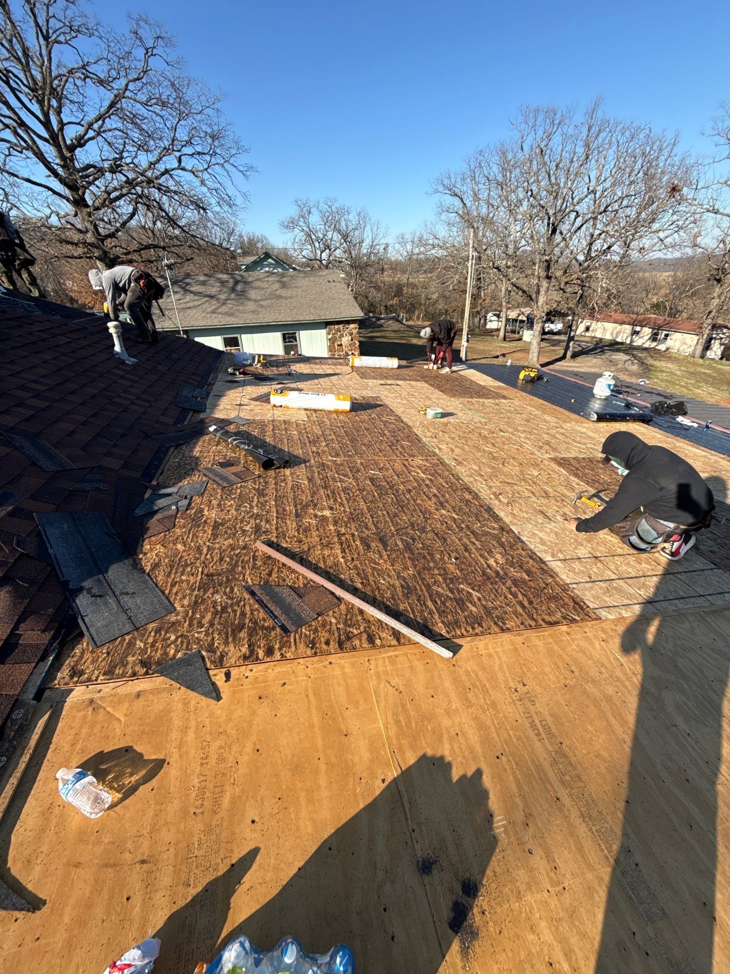 Rustic Hickory Shingles & SBS Cap & Base by In & Out Construction & Remodeling, LLC