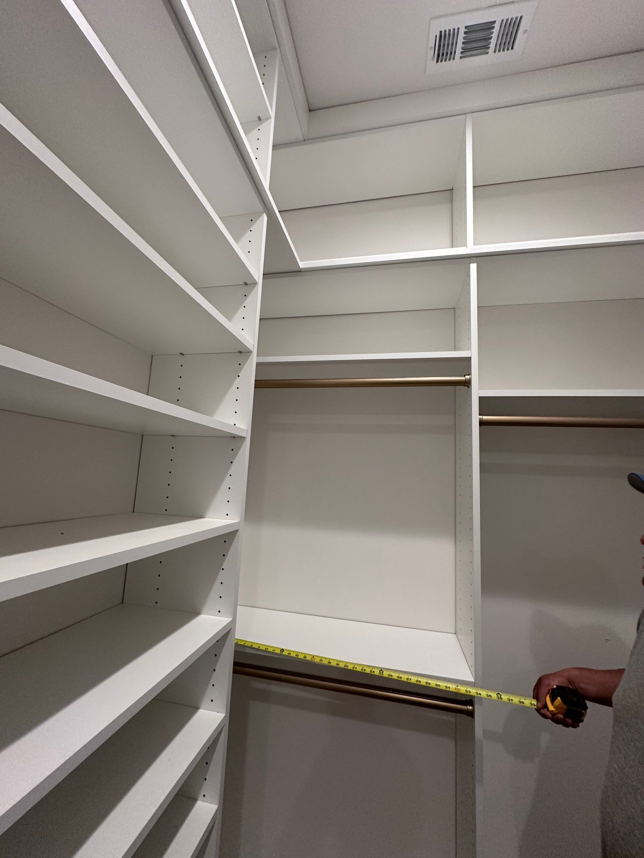 Closet Project in Woodstock by Atlanta Design Group