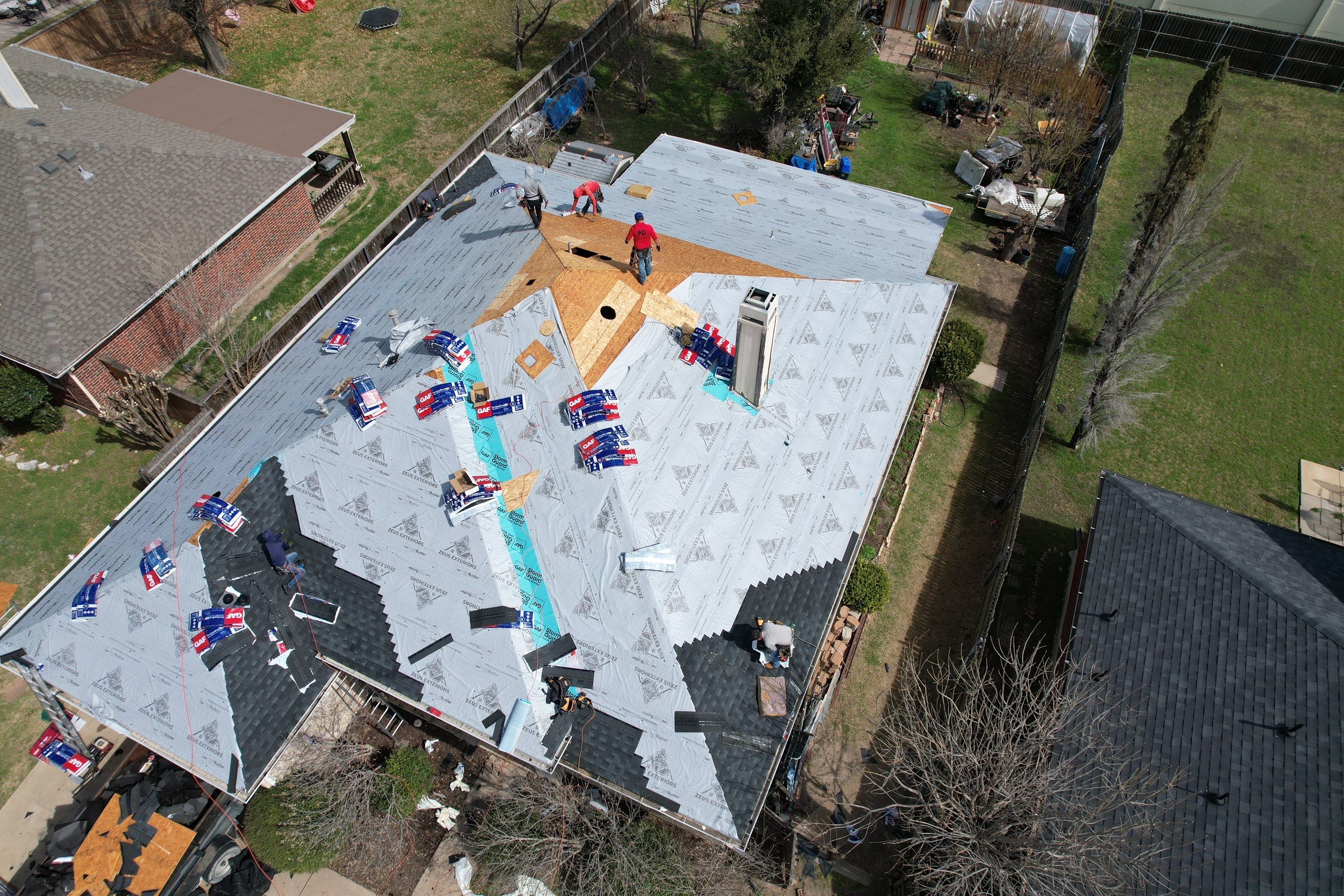 Project in Arlington  by Zeus Exteriors