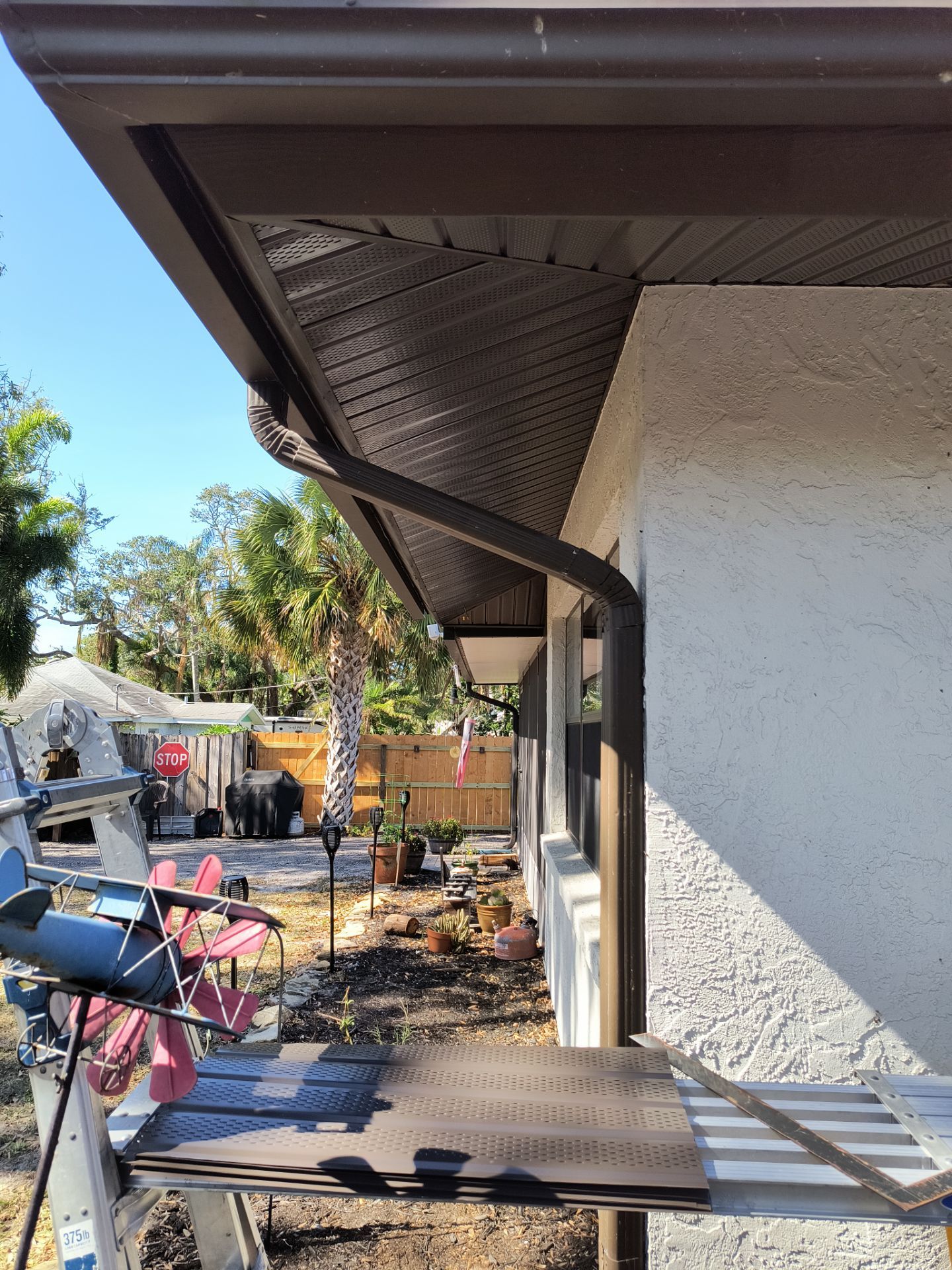 All New Soffit Installation in Sarasota FL by Gutter Professors
