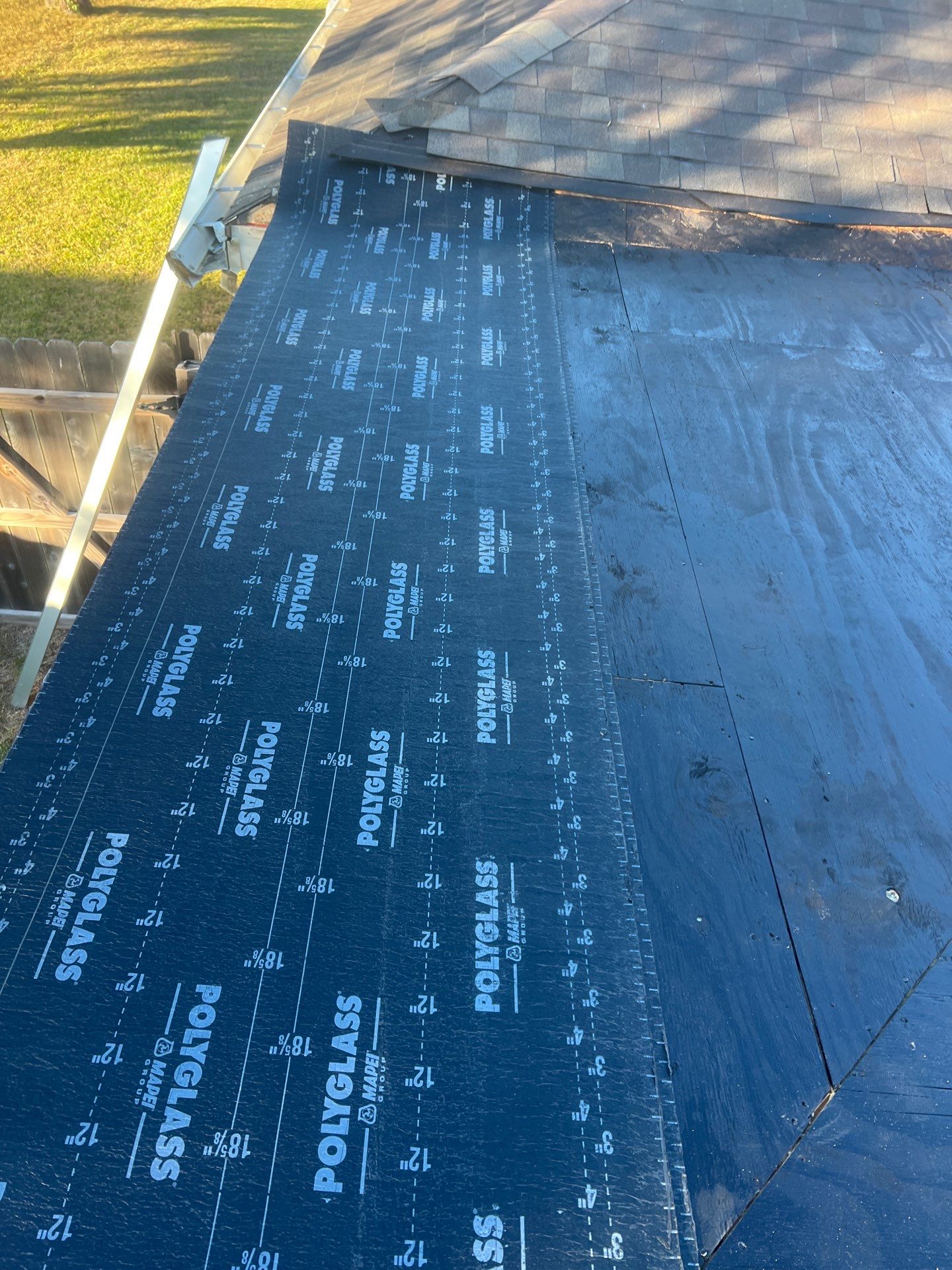 It Ain't Easy getting Shady  by Bayfront Roofing and Construction