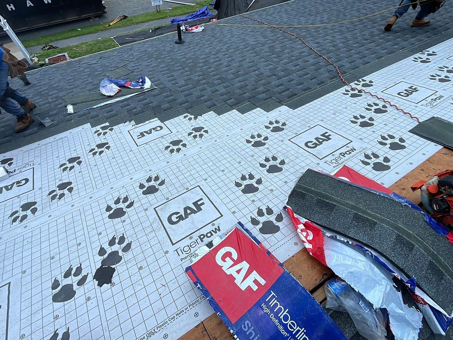 Residential Roofing Installation using GAF Timberline HDZ by Sensible Home Solutions