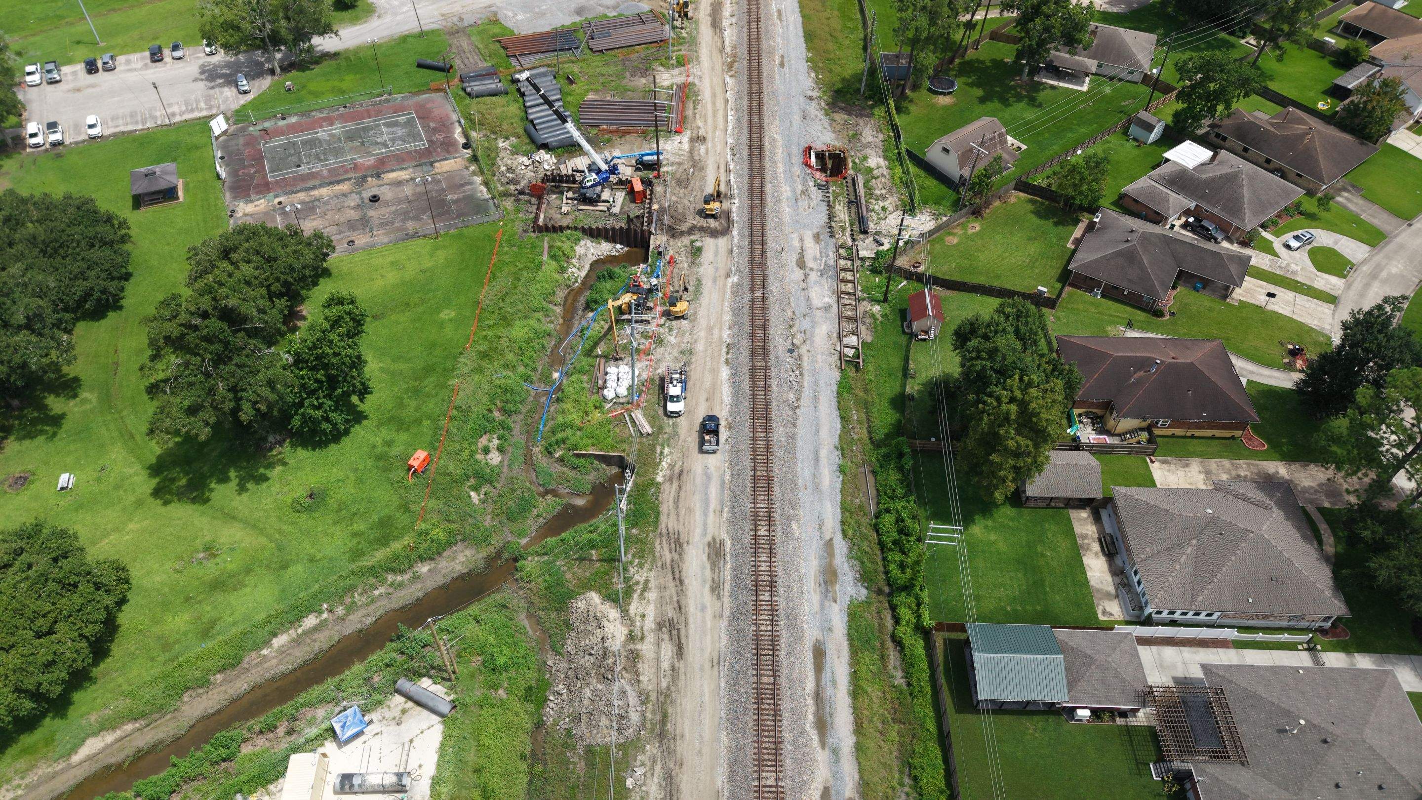 Ormond CN Railway Culverts — Jack & Bore Drainage Project, Destrehan, LA by Dacp Construction 
