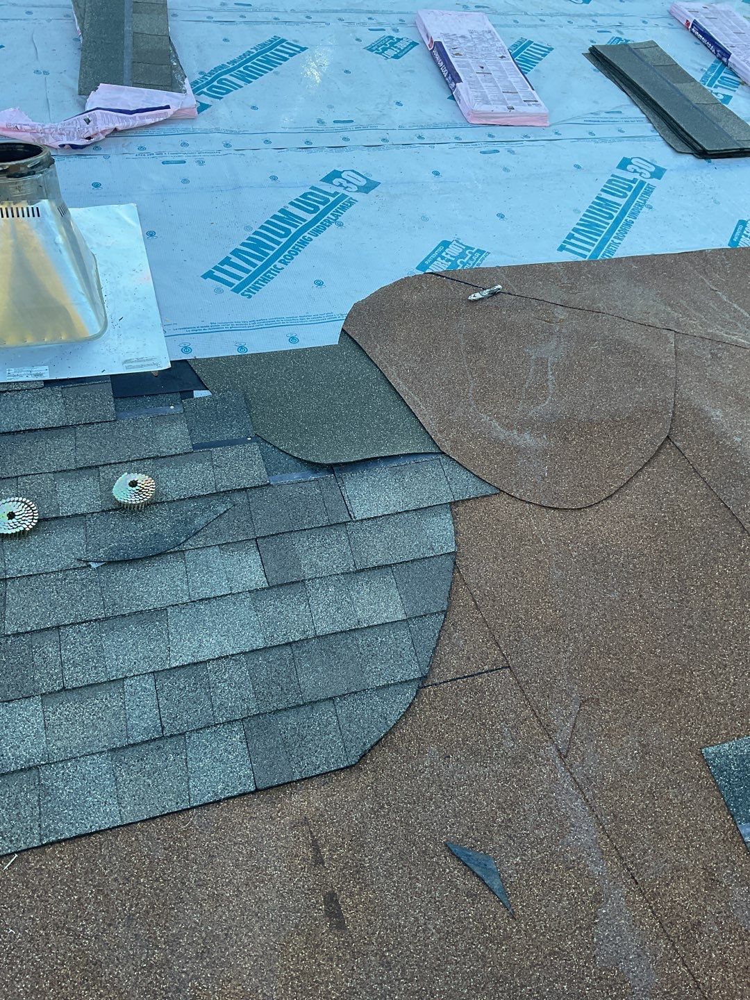Residential Roofing Installation using Owens Corning Roofing Shingles by Byers Enterprises 