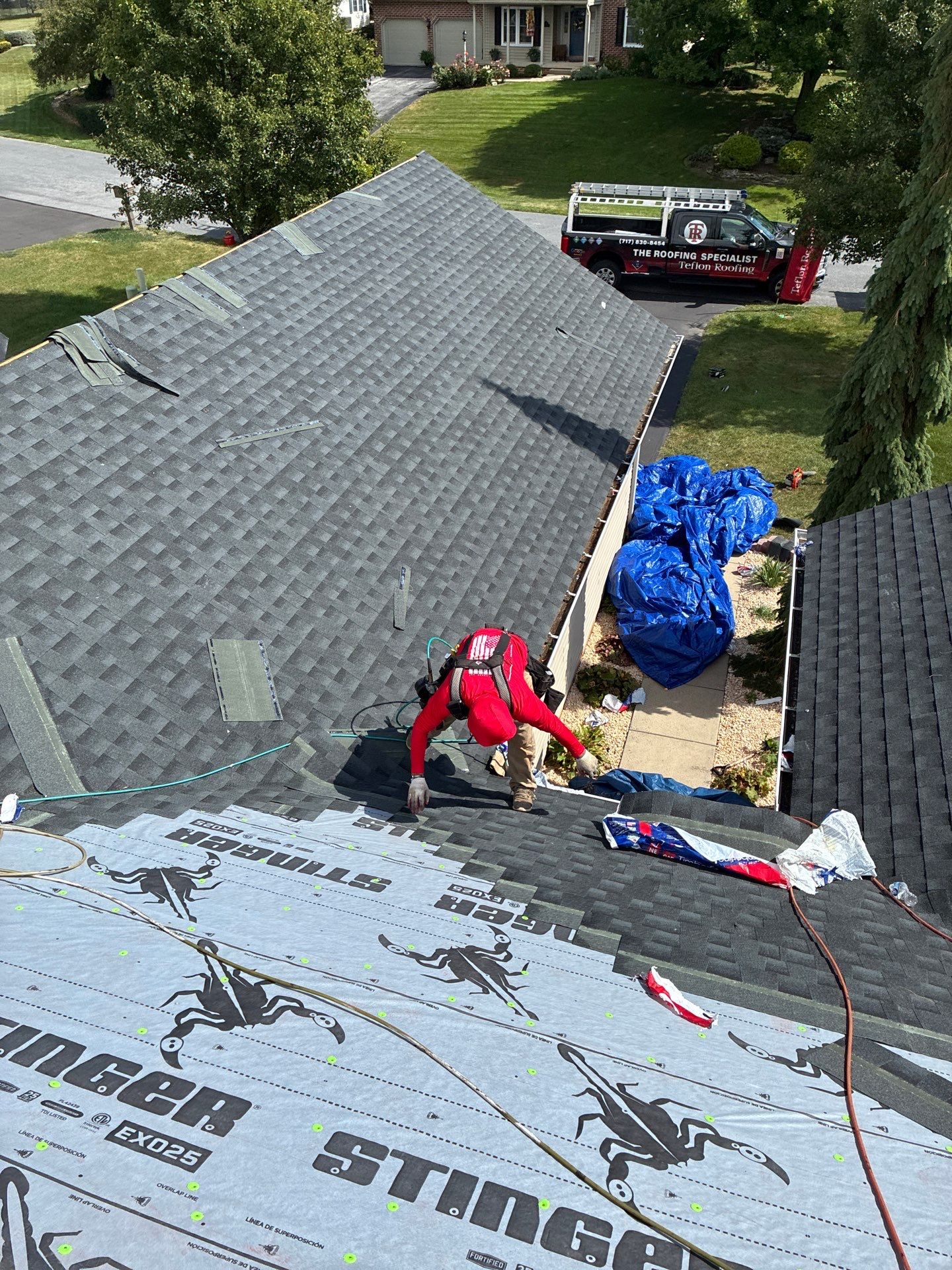 GAF Timberline HDZ Architectural Shingle Roof Replacement in Chambersburg by Teflon Roofing