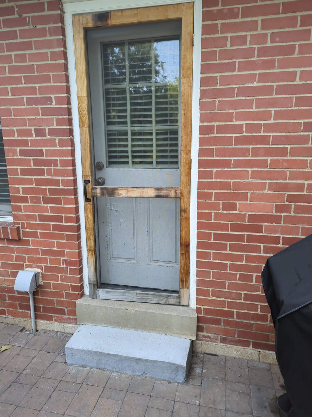 Dual Storm Door & Recessed Lighting Installation – St. Louis, MO by Legendary Services Company LLC.