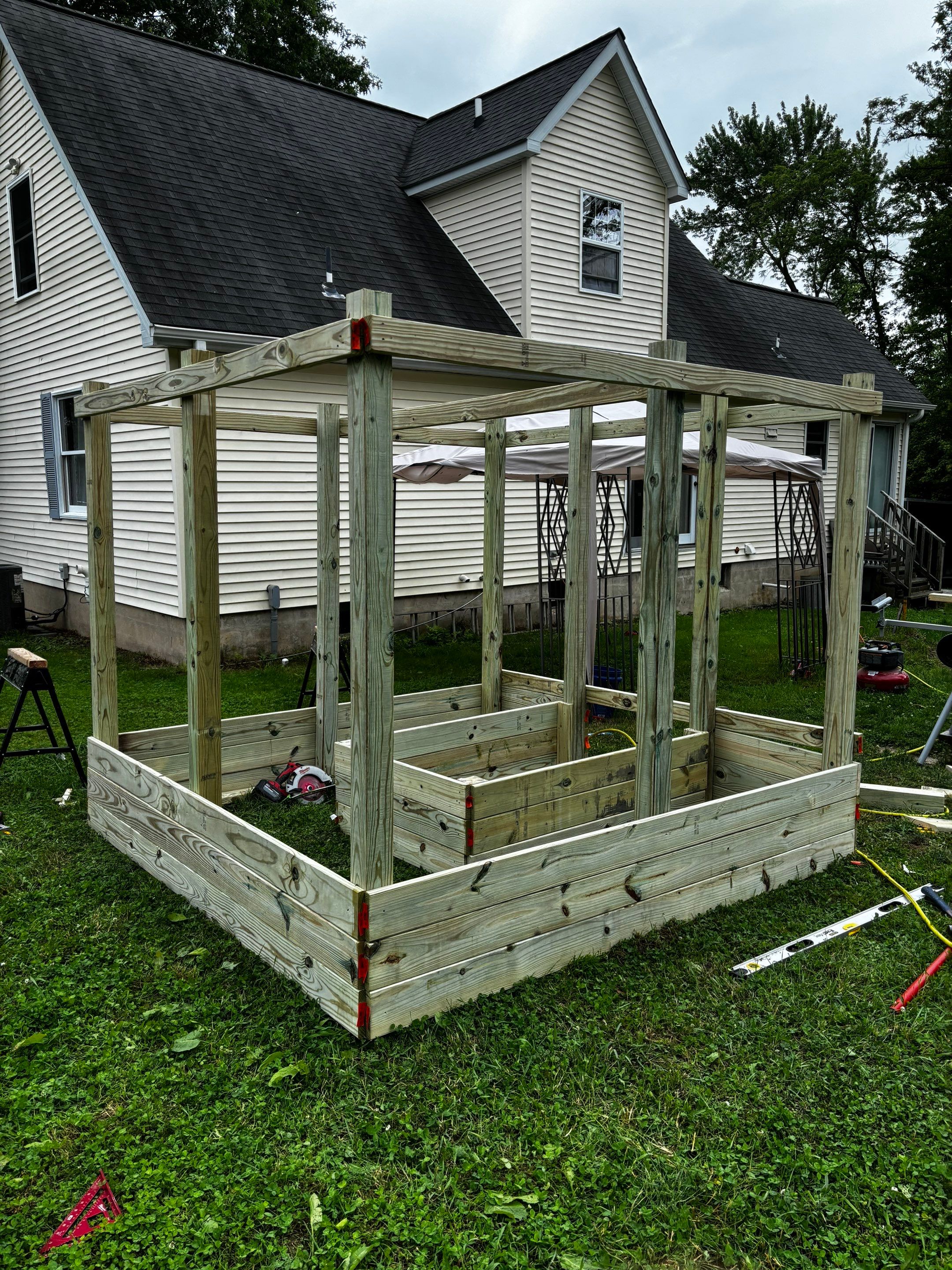 Garden build out by Laser Focused Solutions LLC