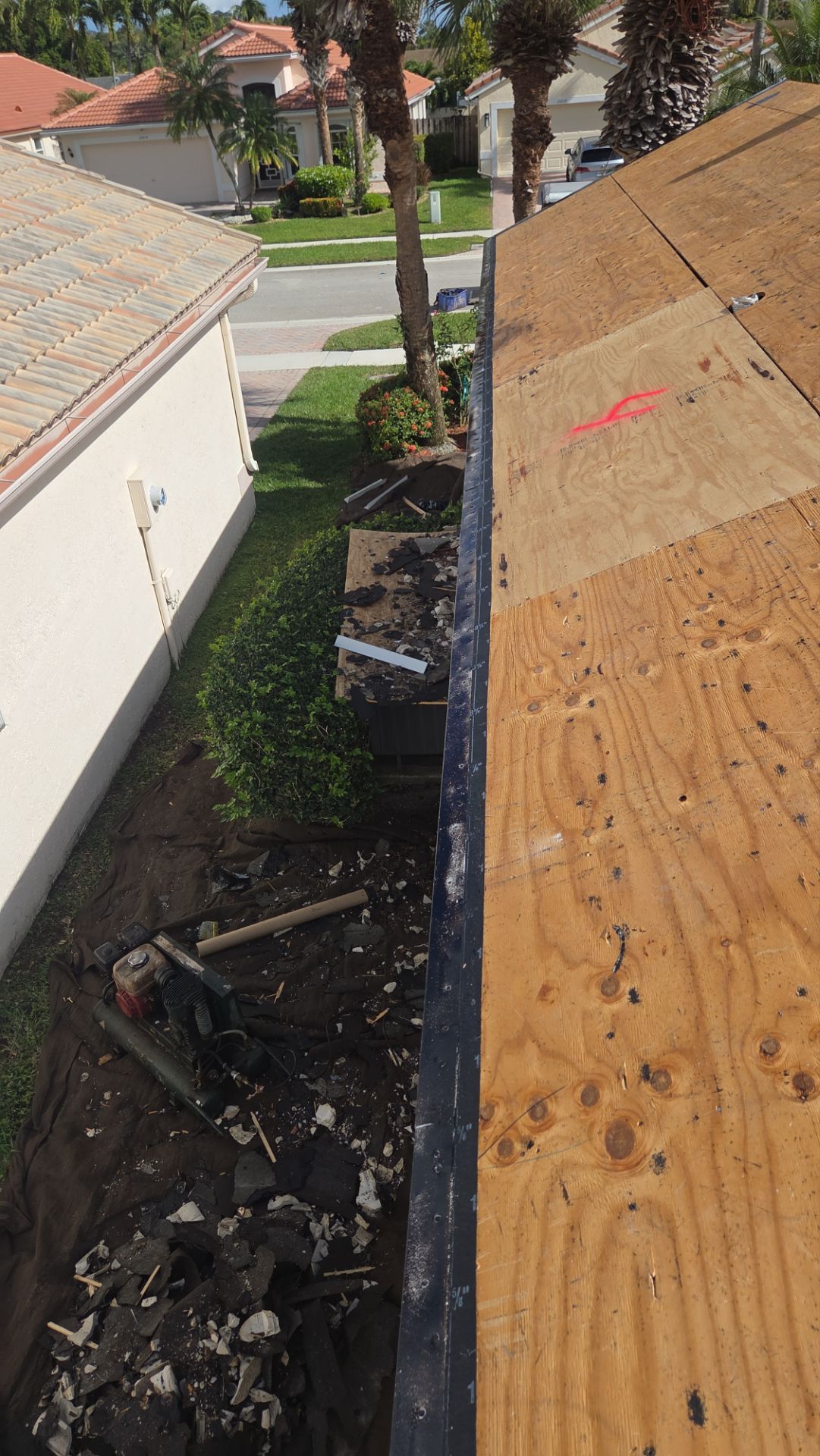 Residential Concrete Tile Roof Replacement and Fascia Repair in Boca Raton by Aastro Roofing