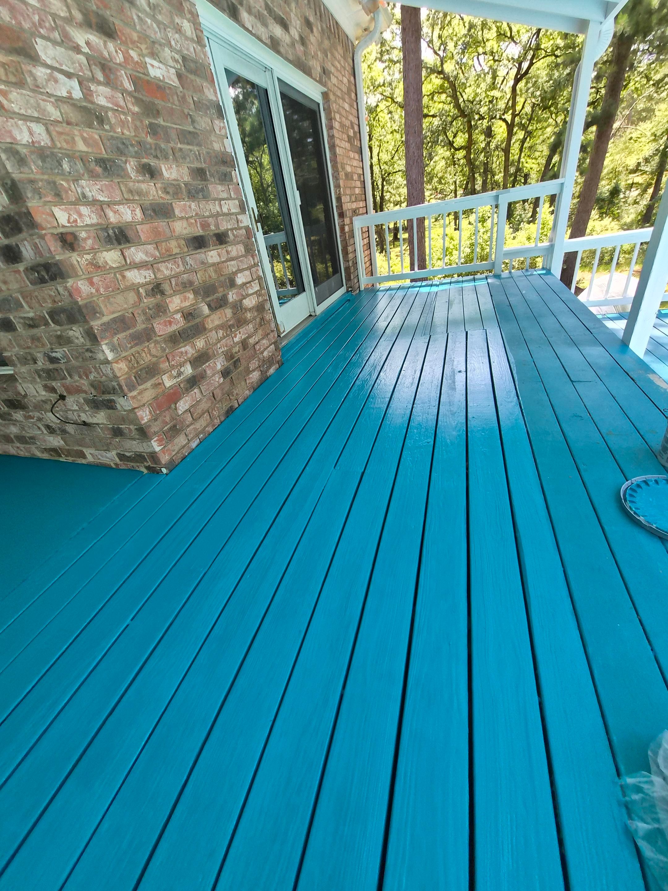 Vibrant Deck Gets New Life in Flint Texas by Quality Coats Painting
