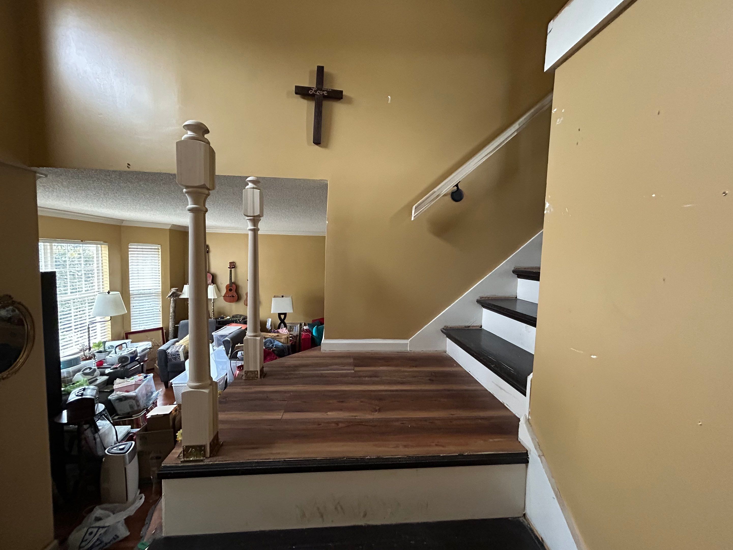Staircase Remodel by Wolf Hills Restoration